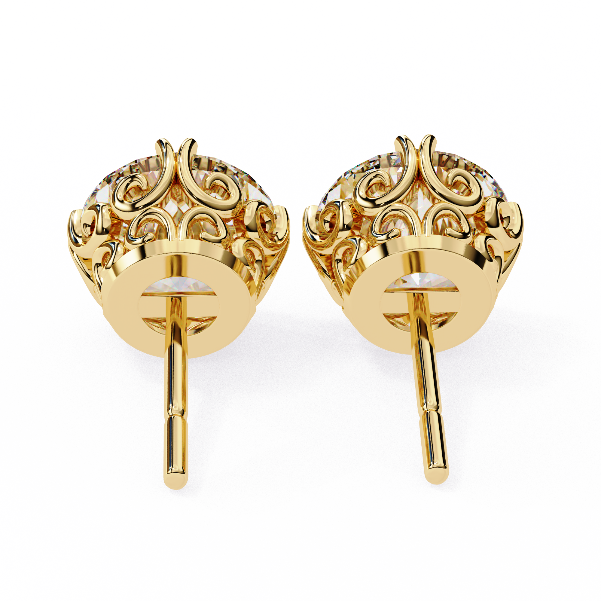 Avery Solitaire Earring