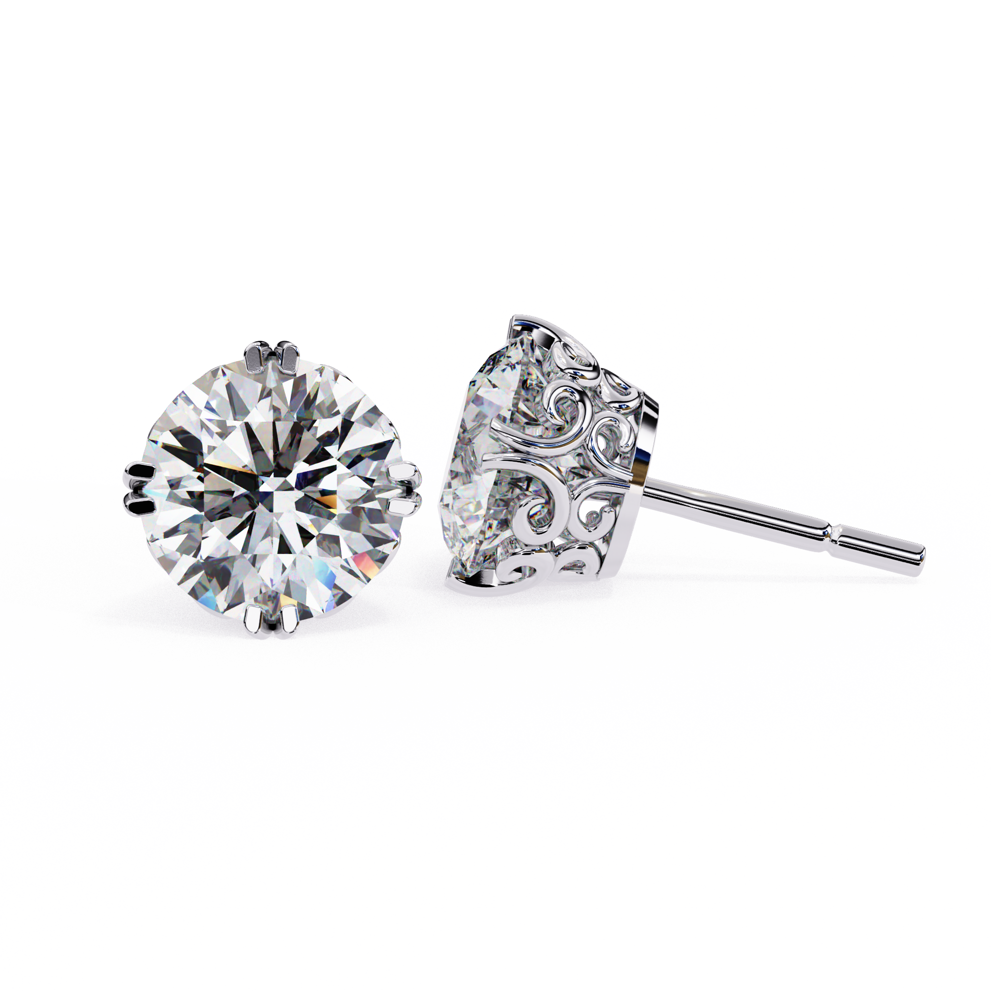 Avery Solitaire Earring