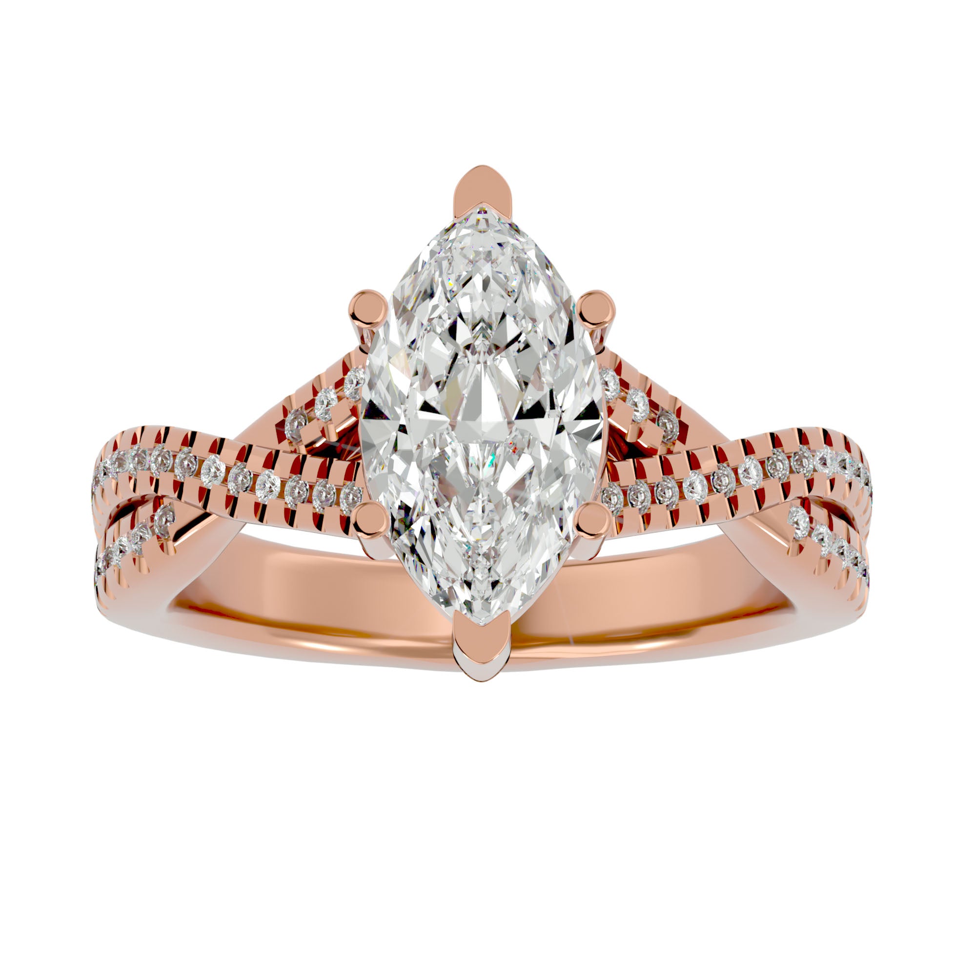 Cosmia Solitaire Ring