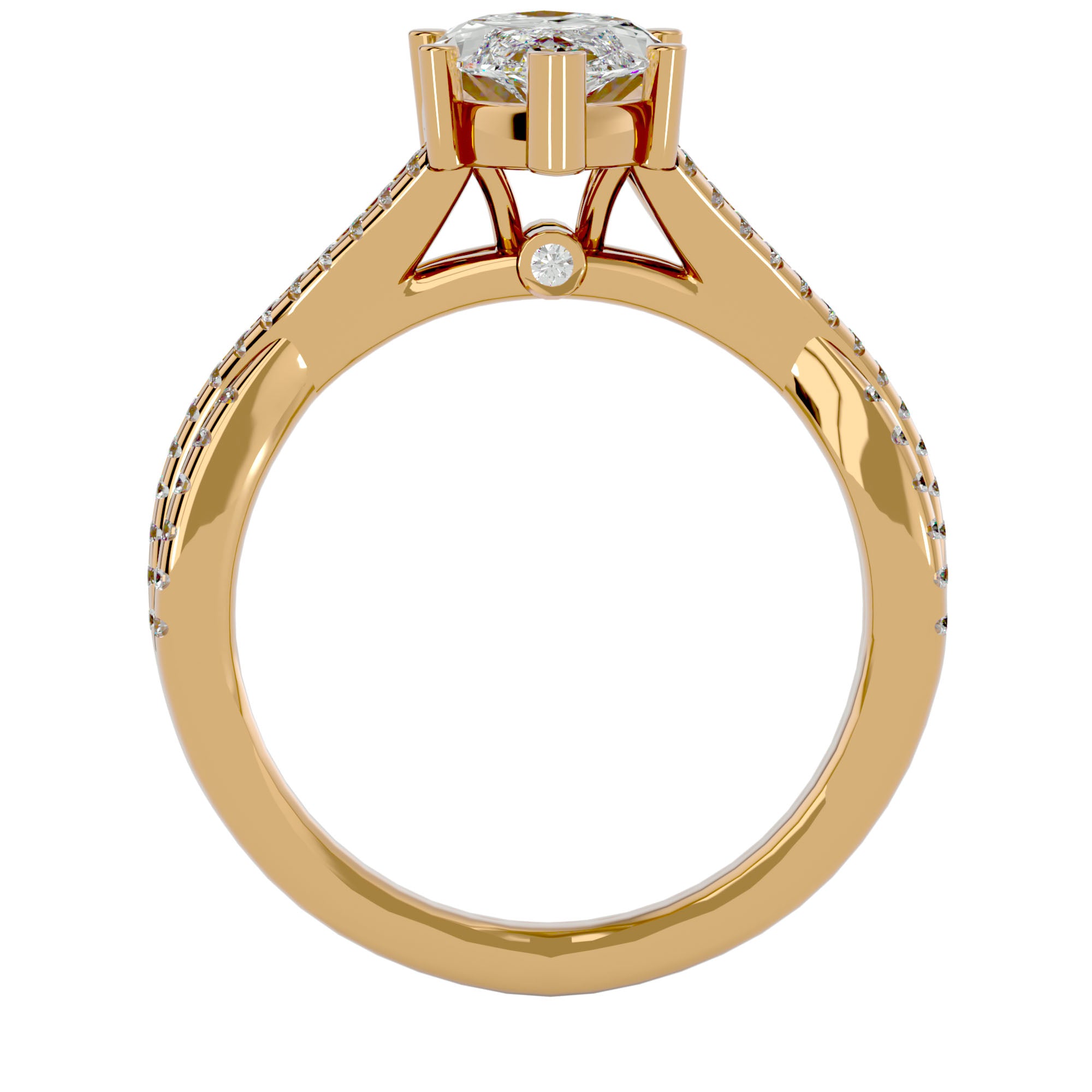 Cosmia Solitaire Ring