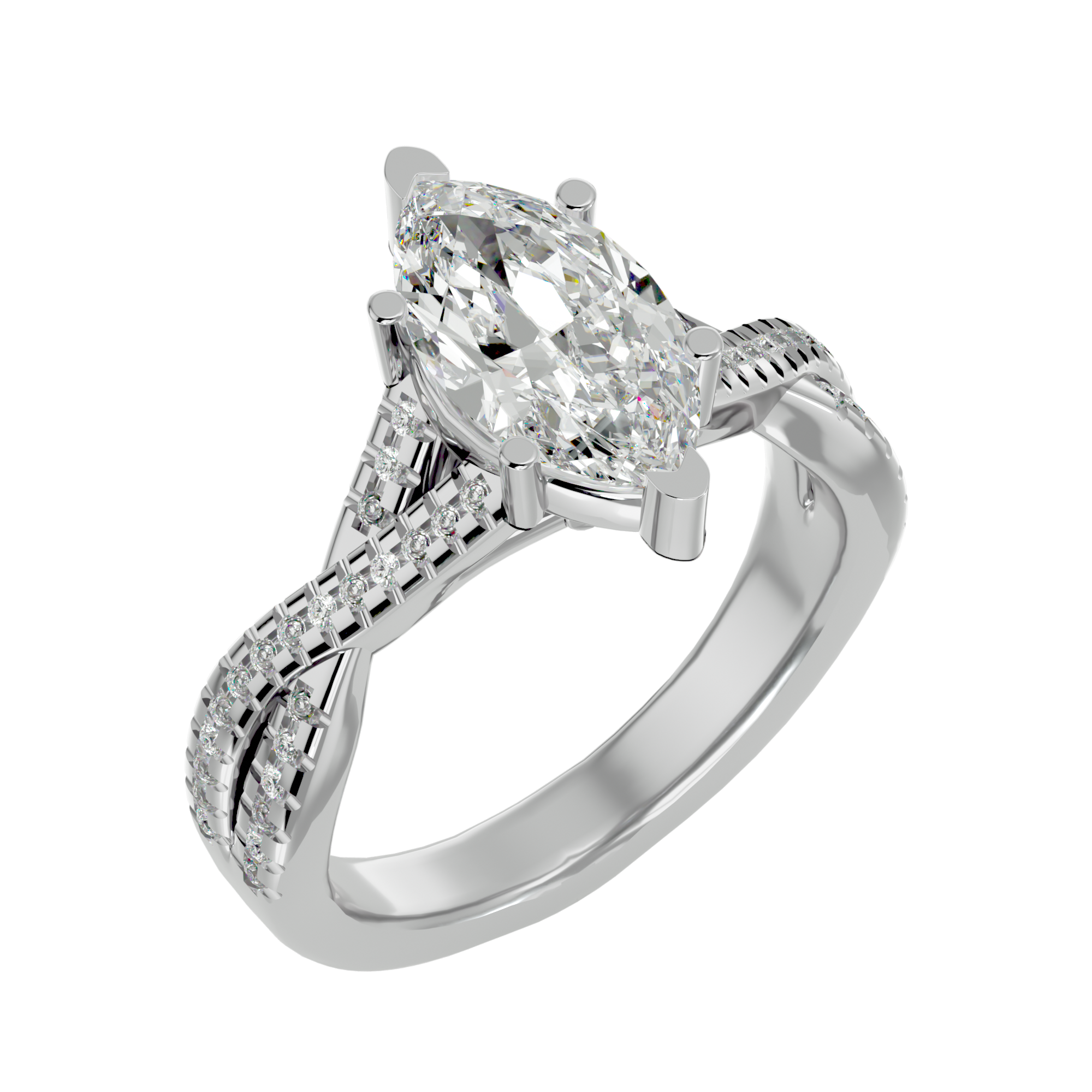 Cosmia Solitaire Ring