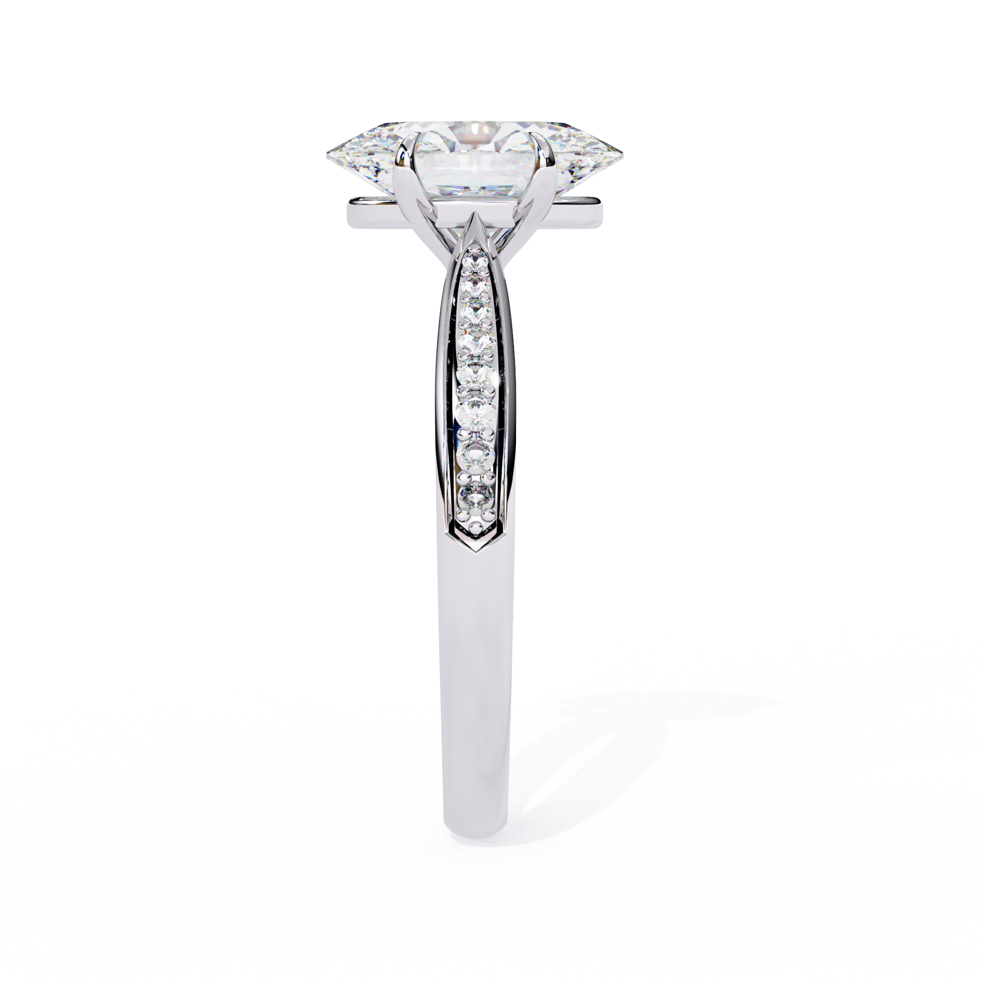 Aster Solitaire Ring