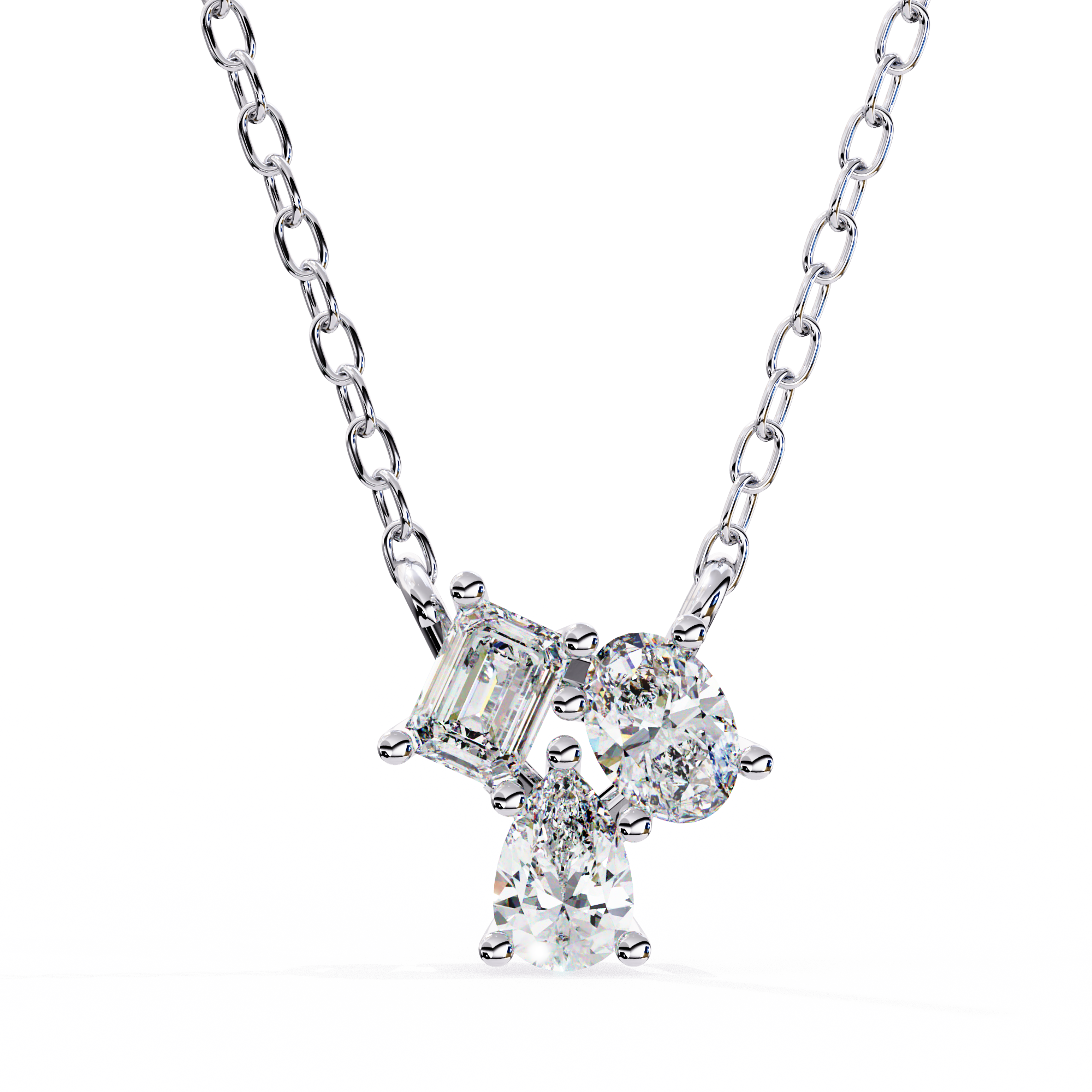 Gianna Three Sone Pendant