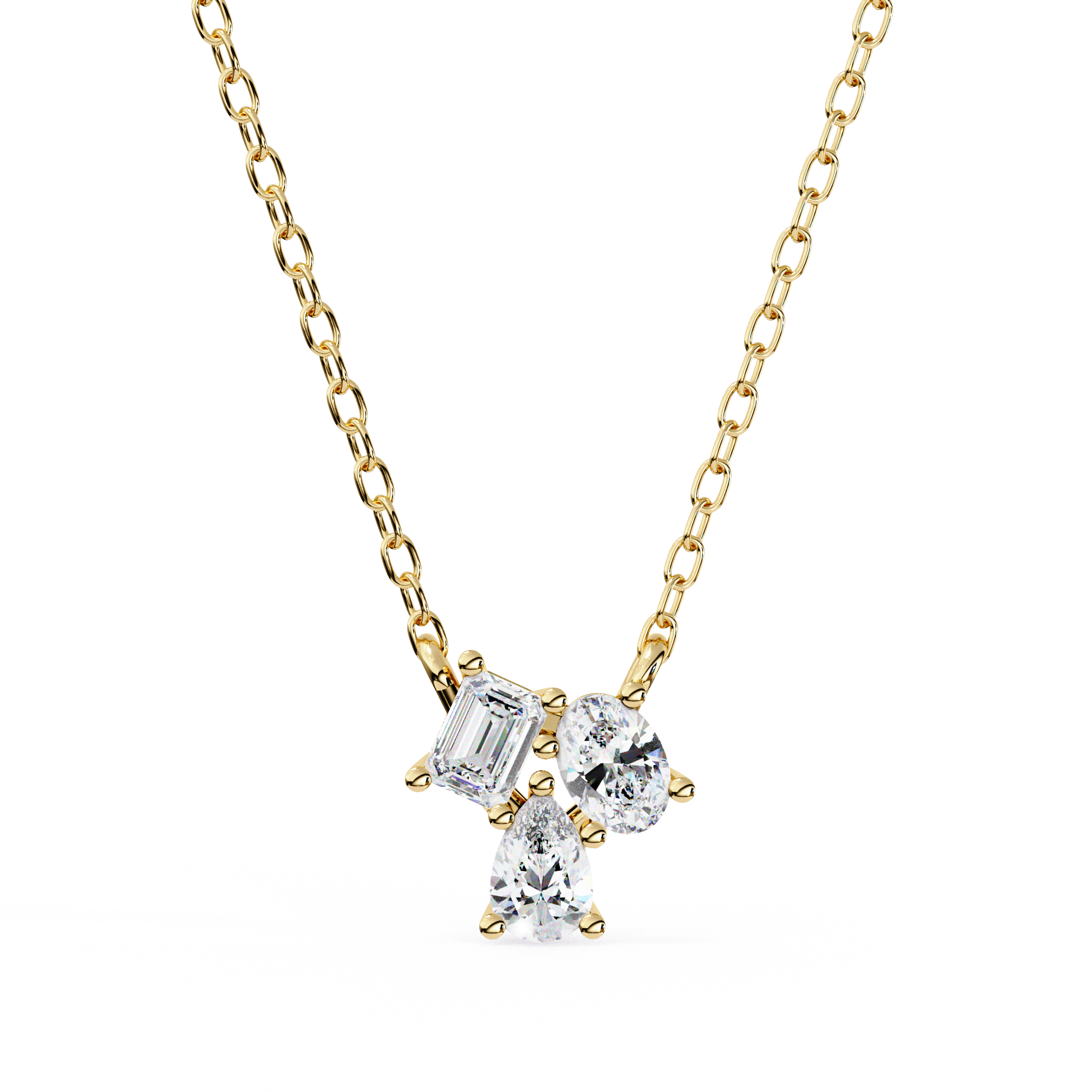 Gianna Three Sone Pendant
