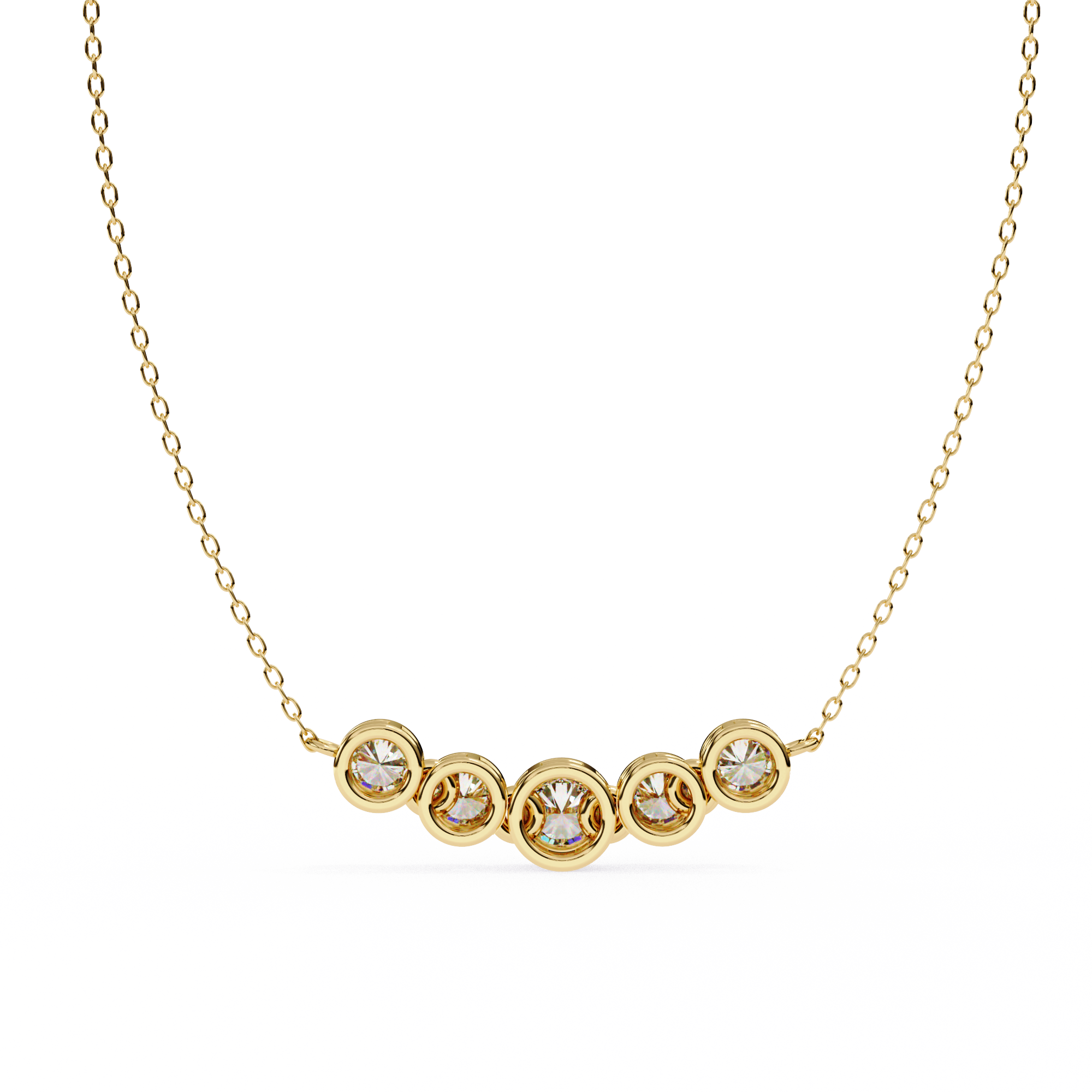 River Diamond Pendant