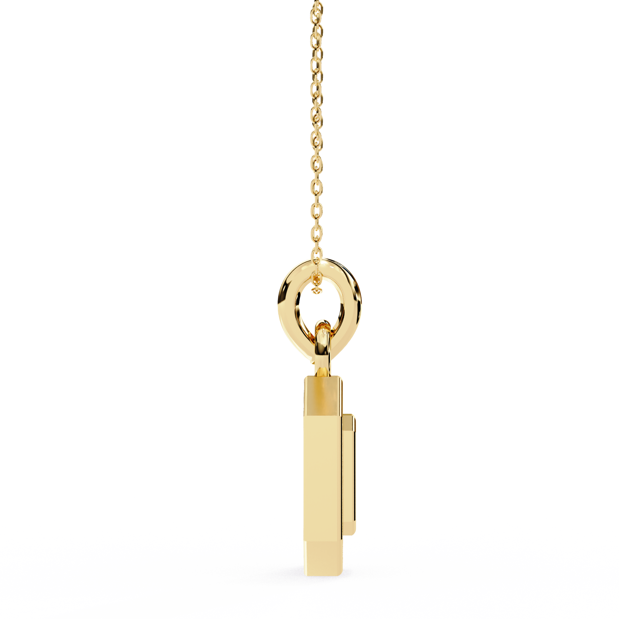 Ruby Solitaire Pendant
