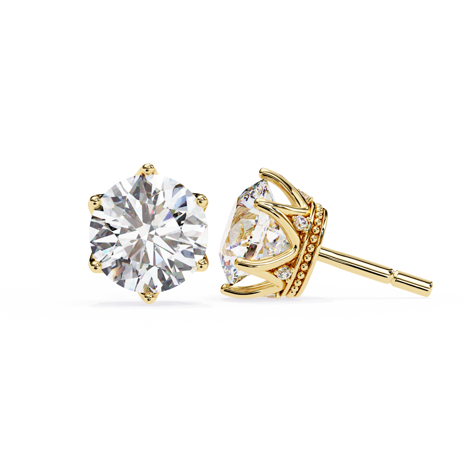 Elliot Solitaire Earring