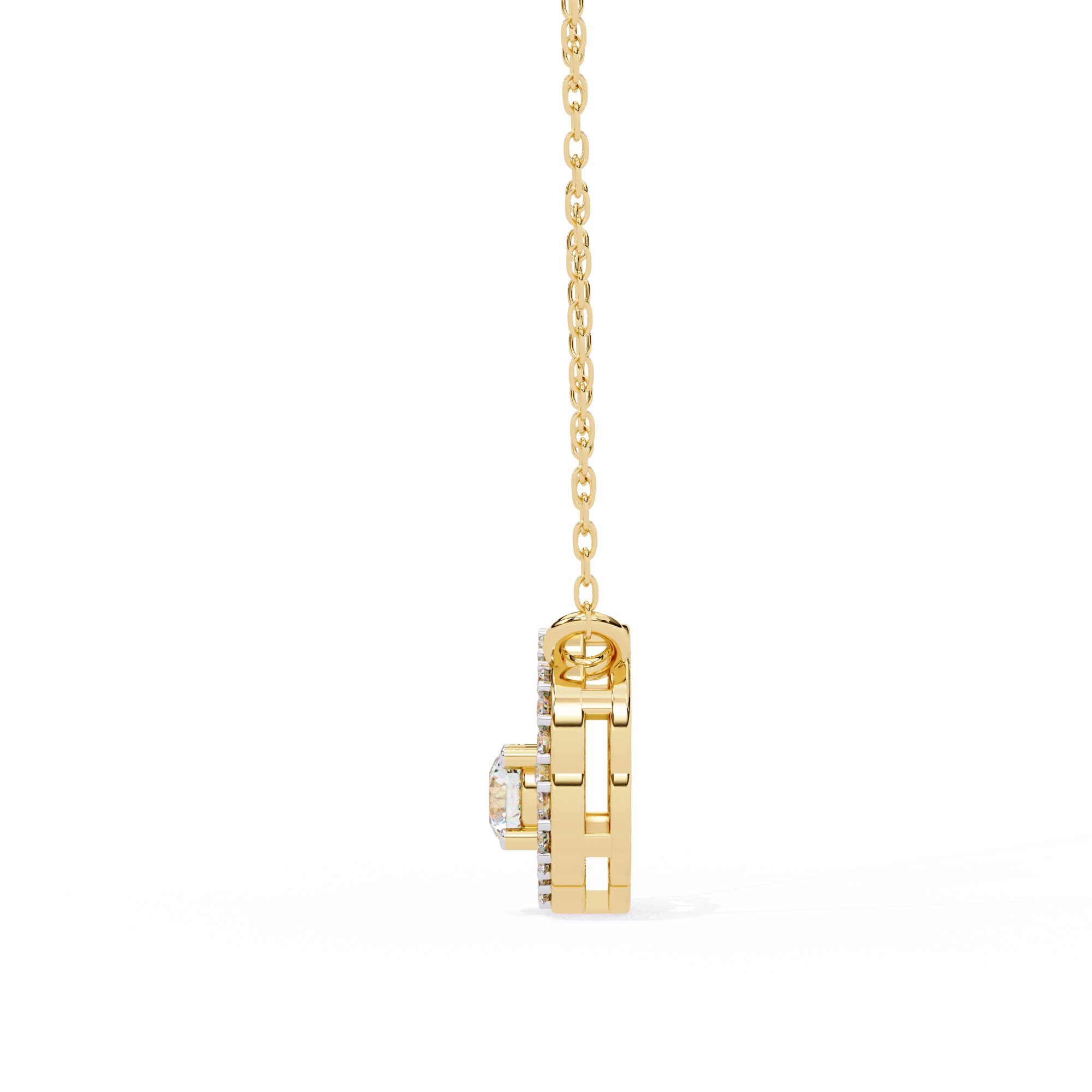 Paisley Solitaire Pendant