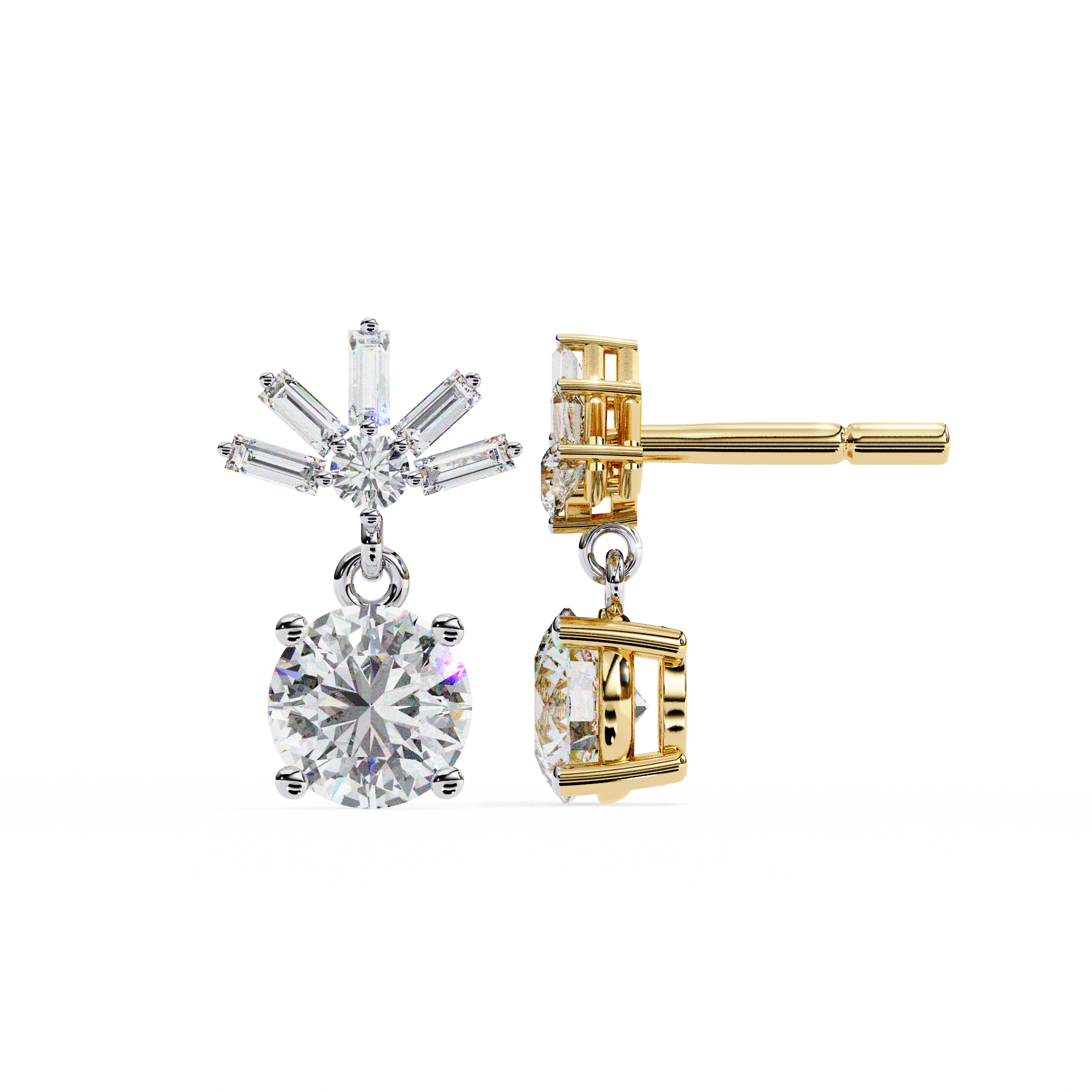 Bethany Solitaire Earring