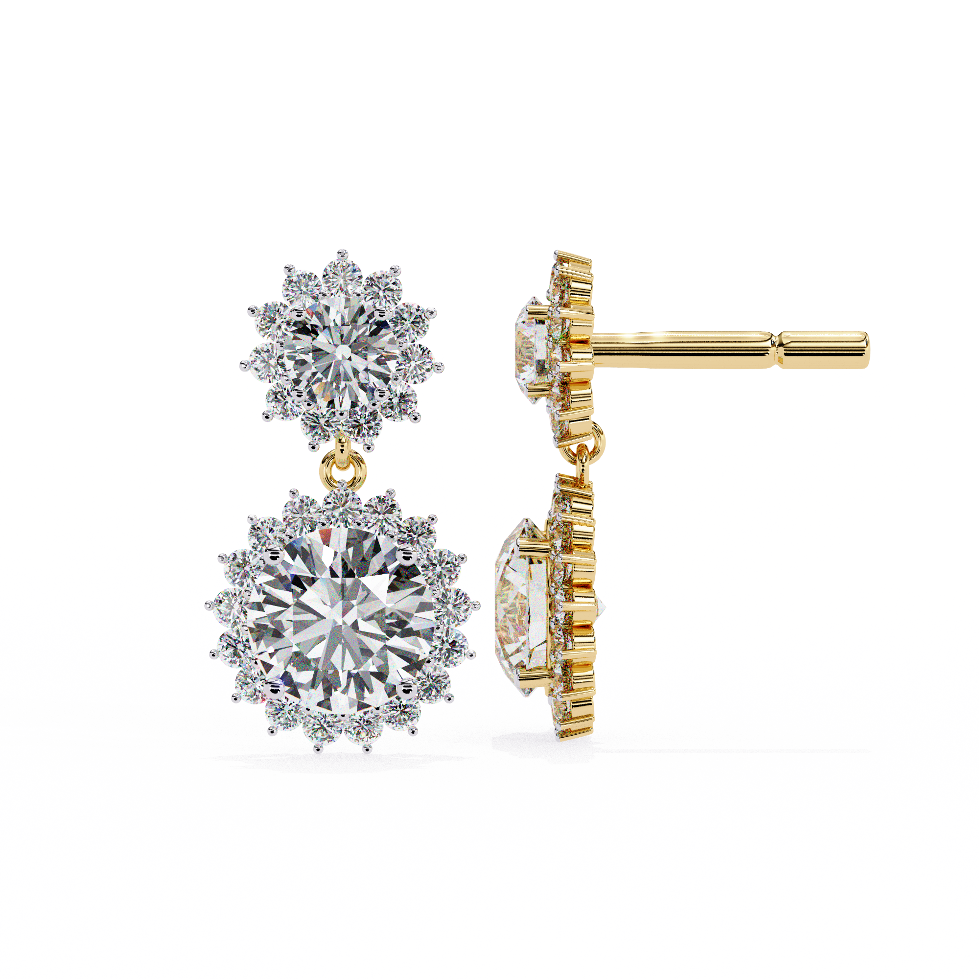 Brigitte Solitaire Earring