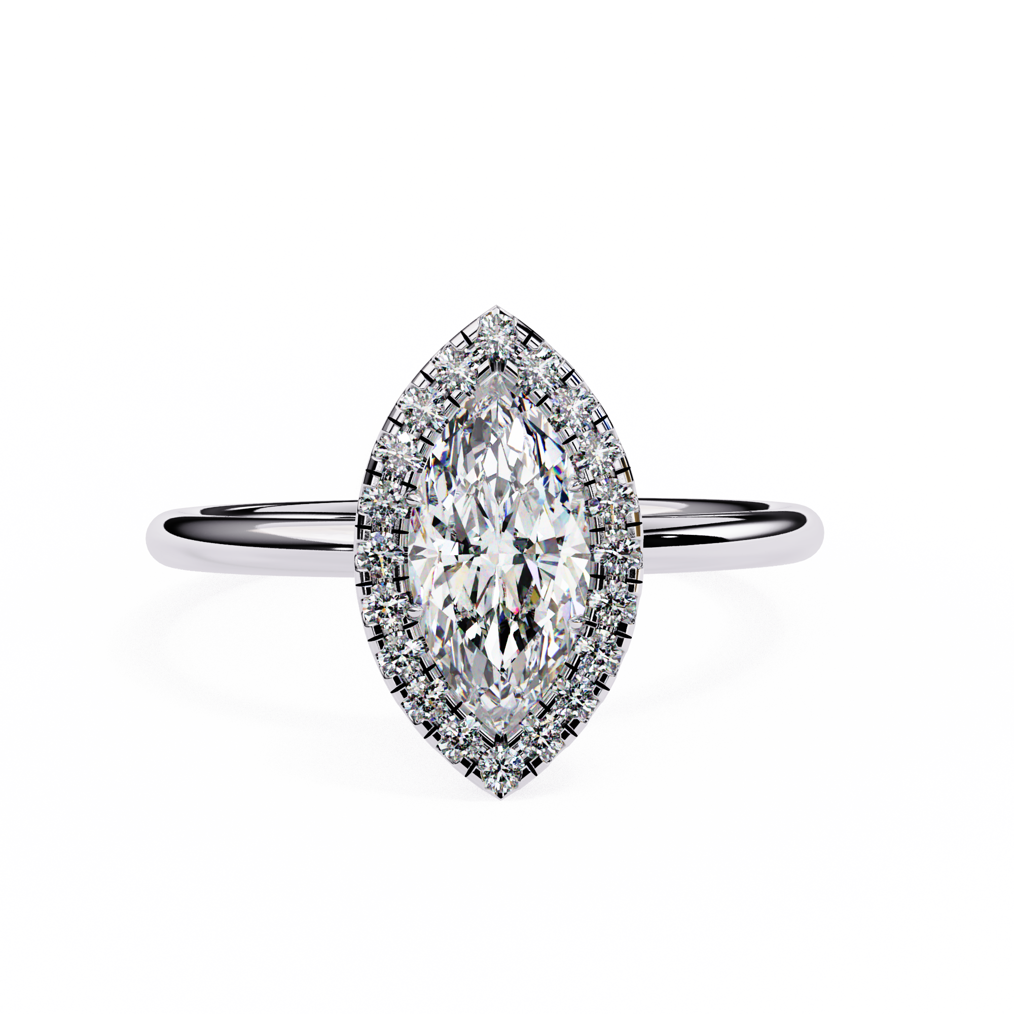 Cassie Halo Ring