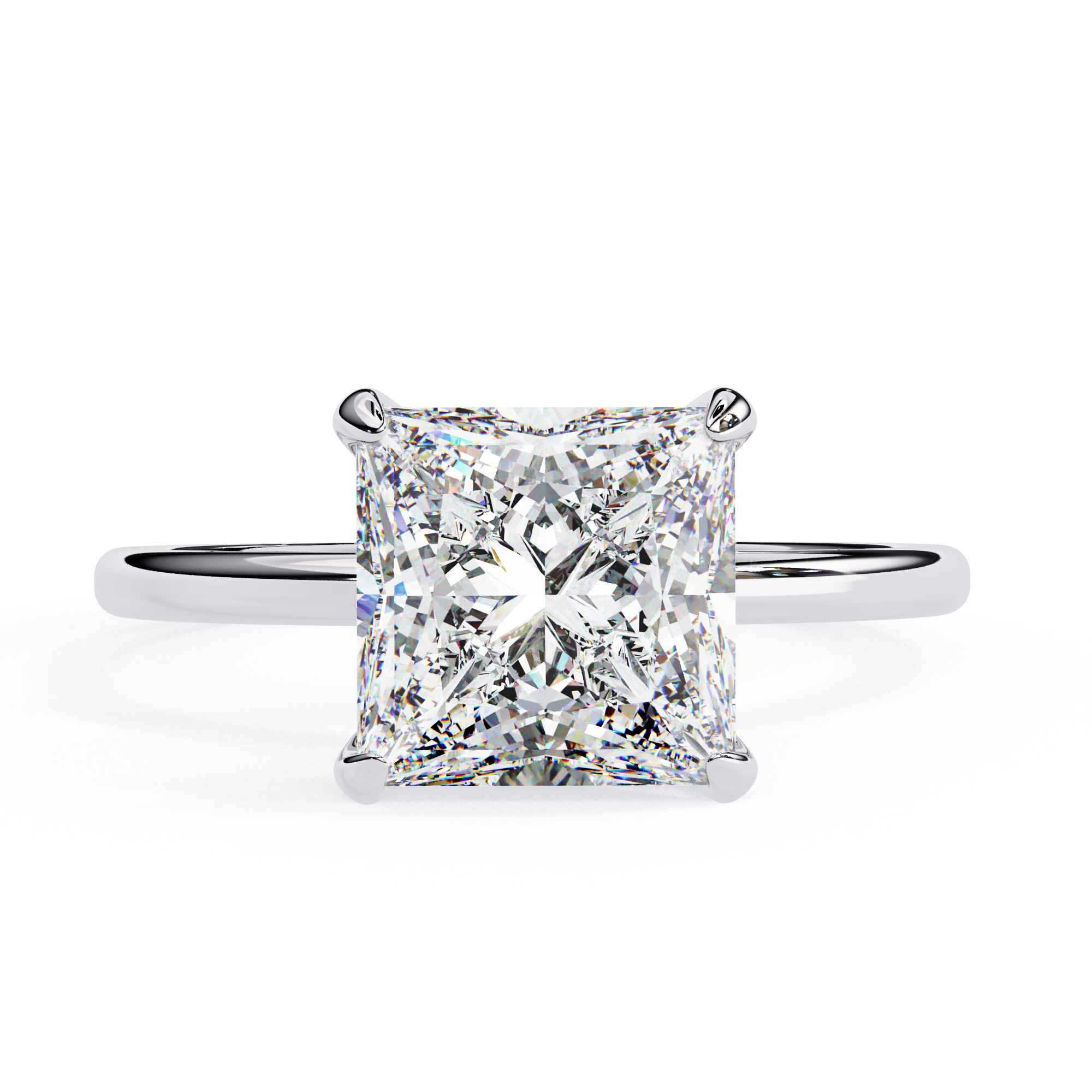 Luna Solitaire Ring