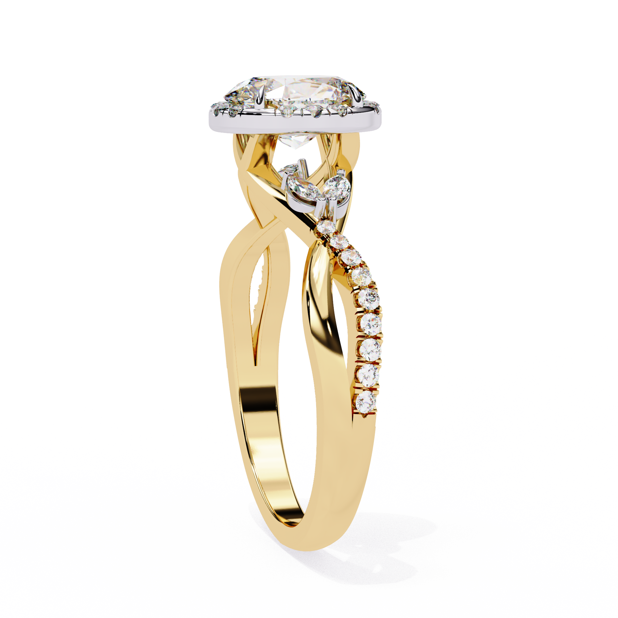 Katniss Solitaire Ring