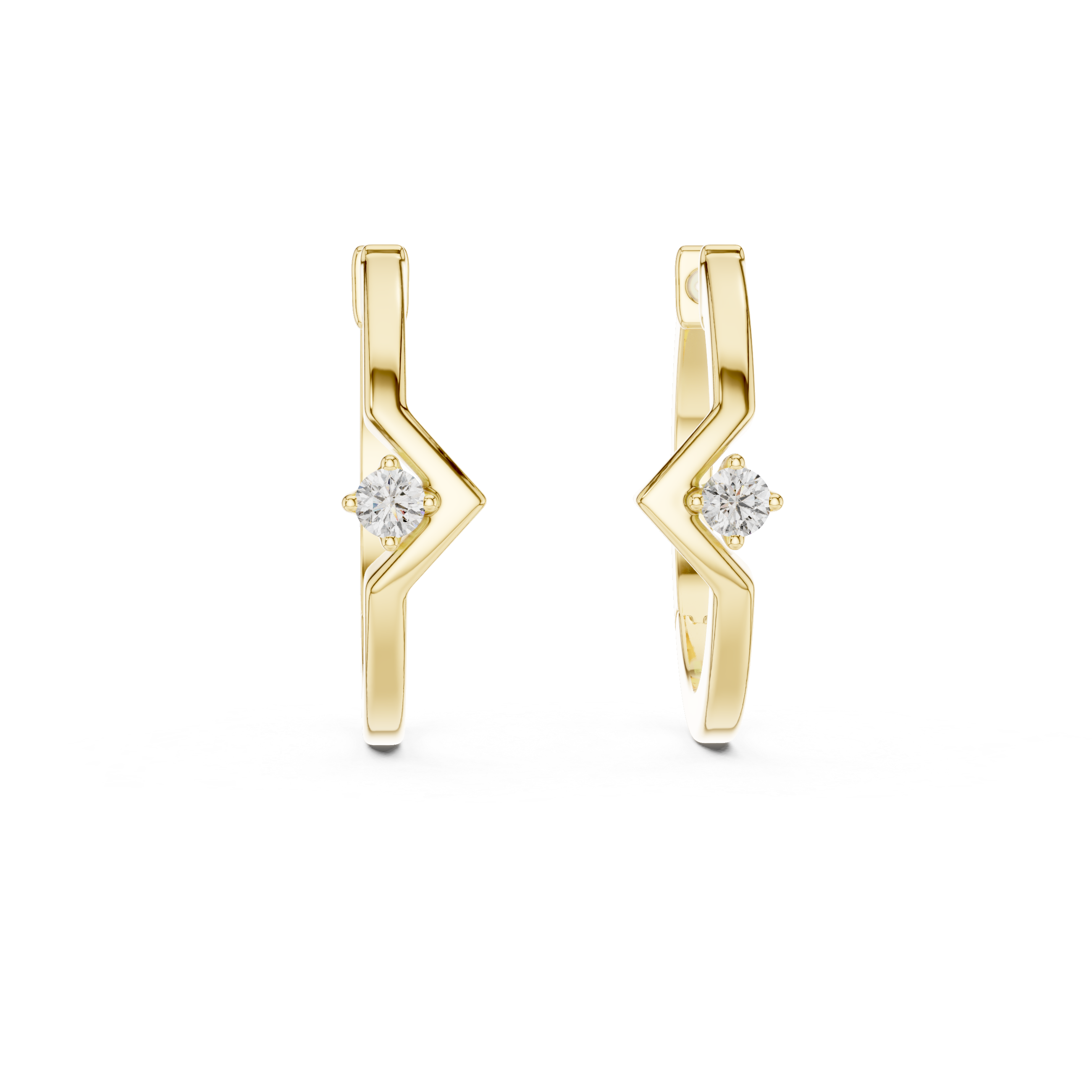 Anais Solitaire Earring