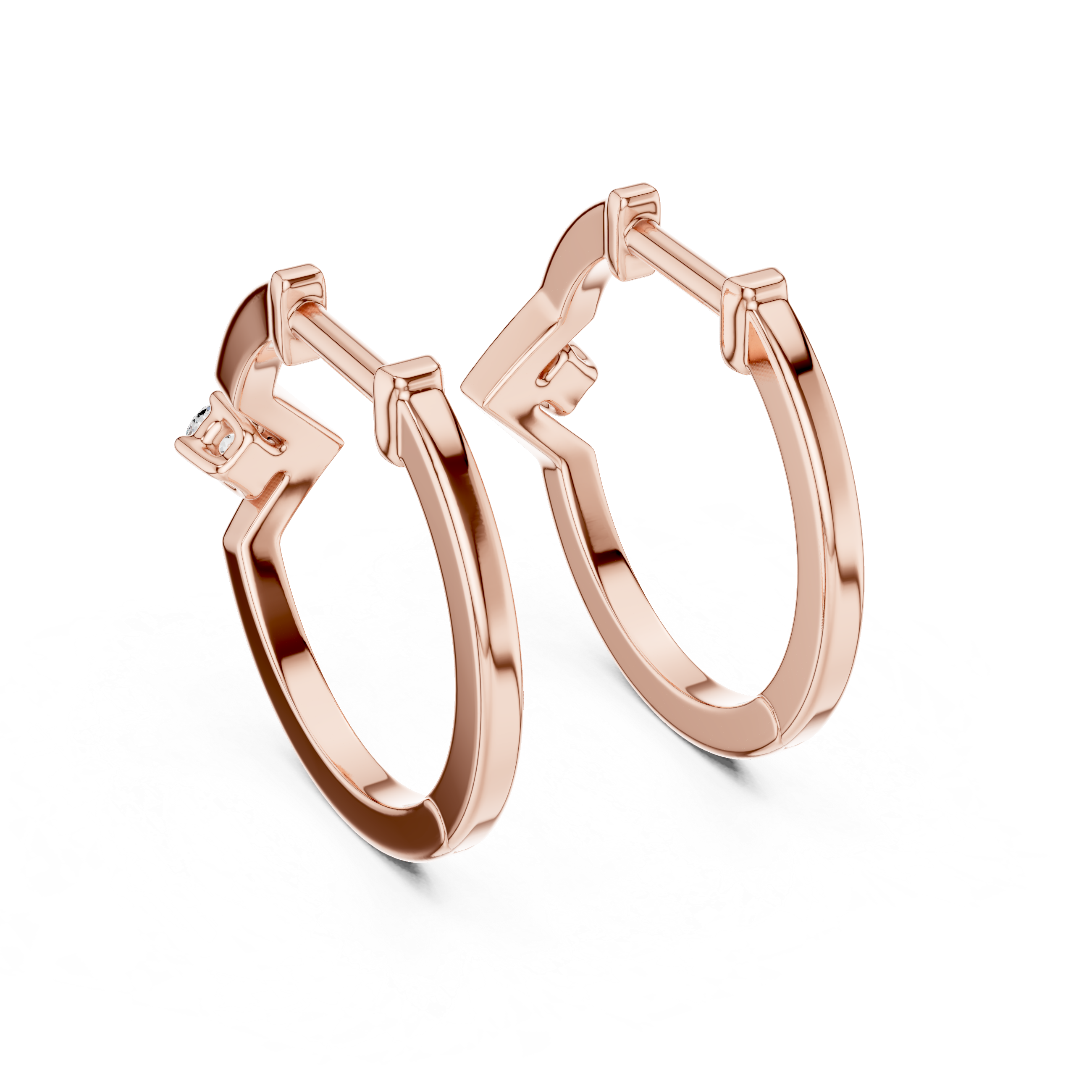 Anais Solitaire Earring