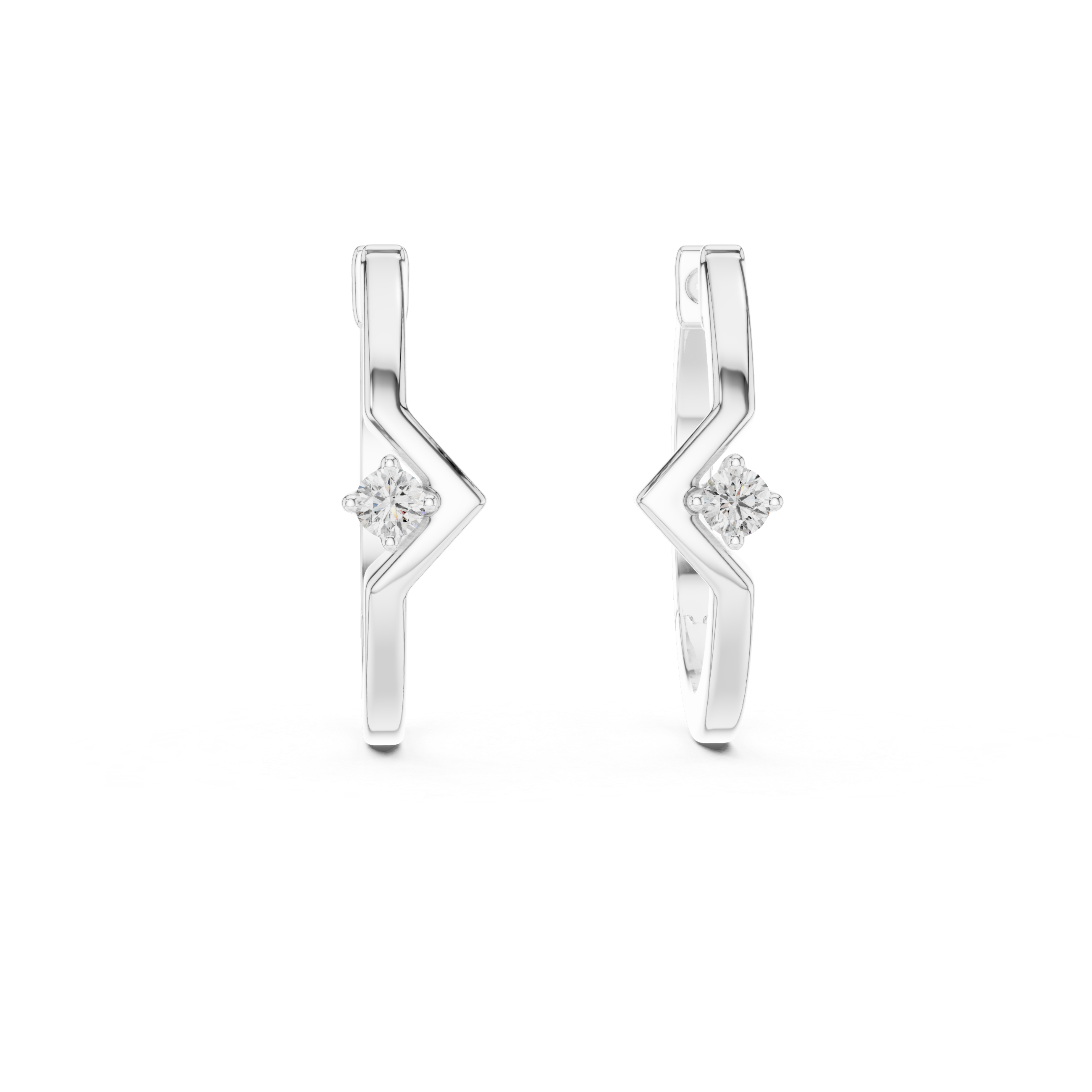 Anais Solitaire Earring
