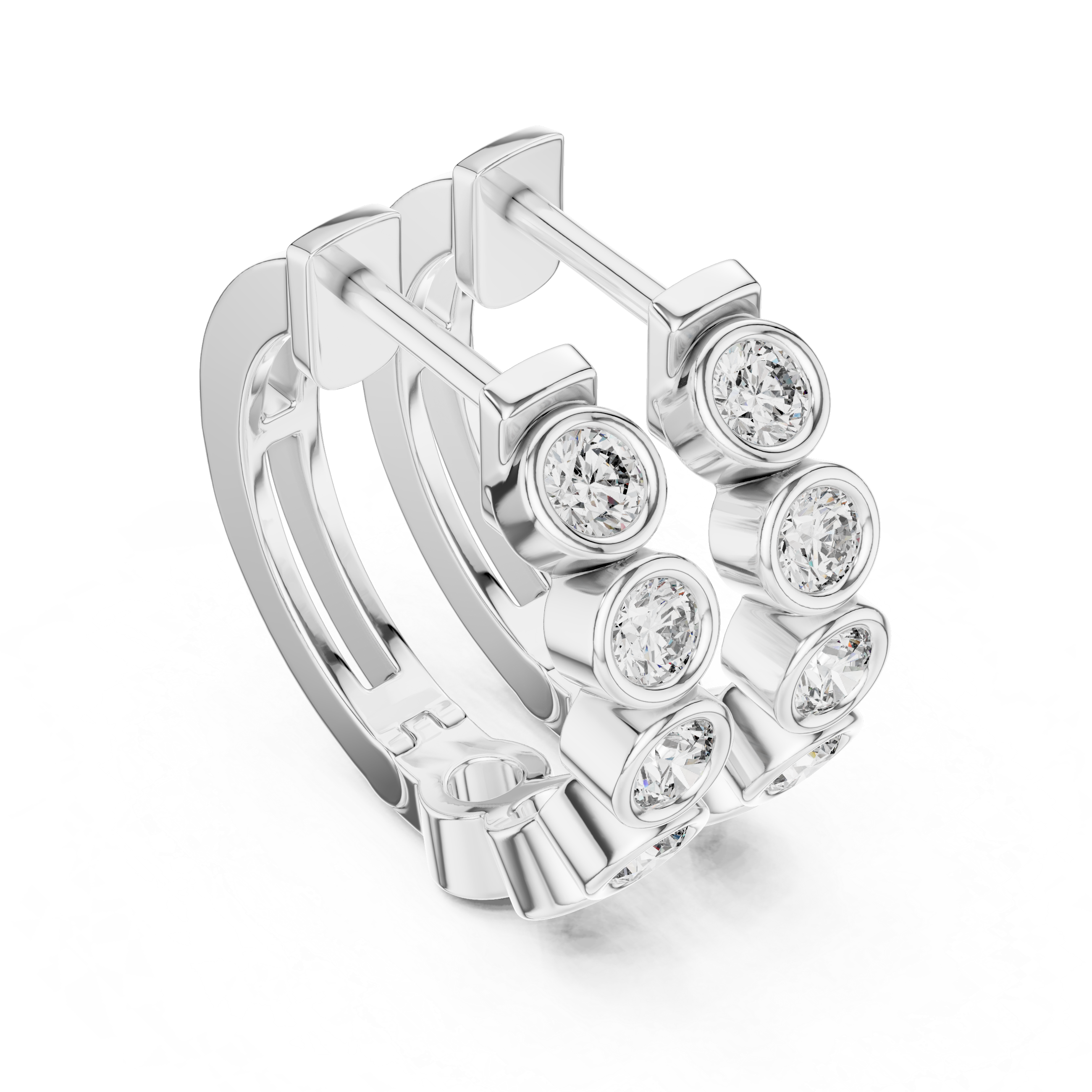 Sara Diamond Earring
