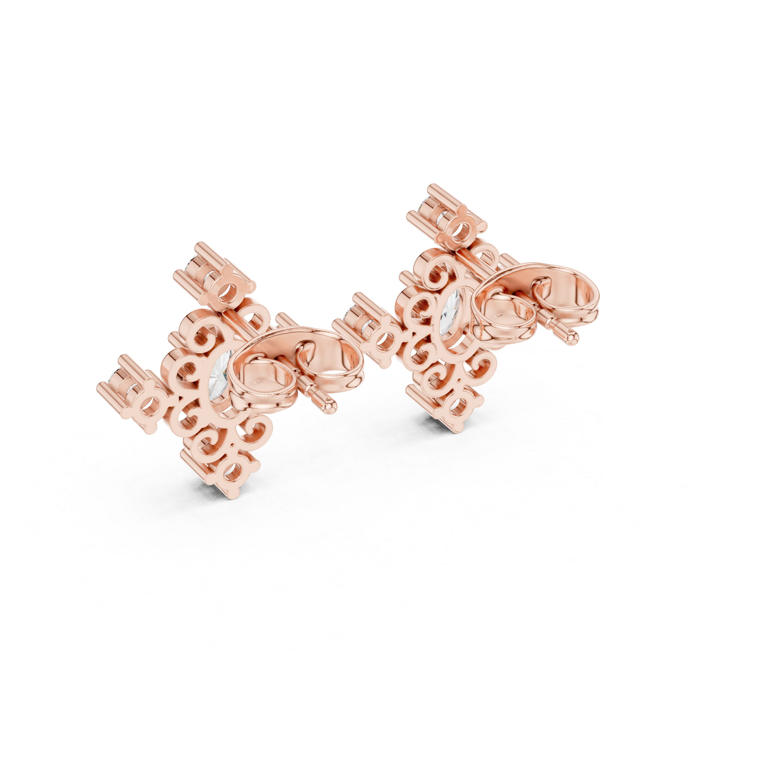 Ace Solitaire Earring