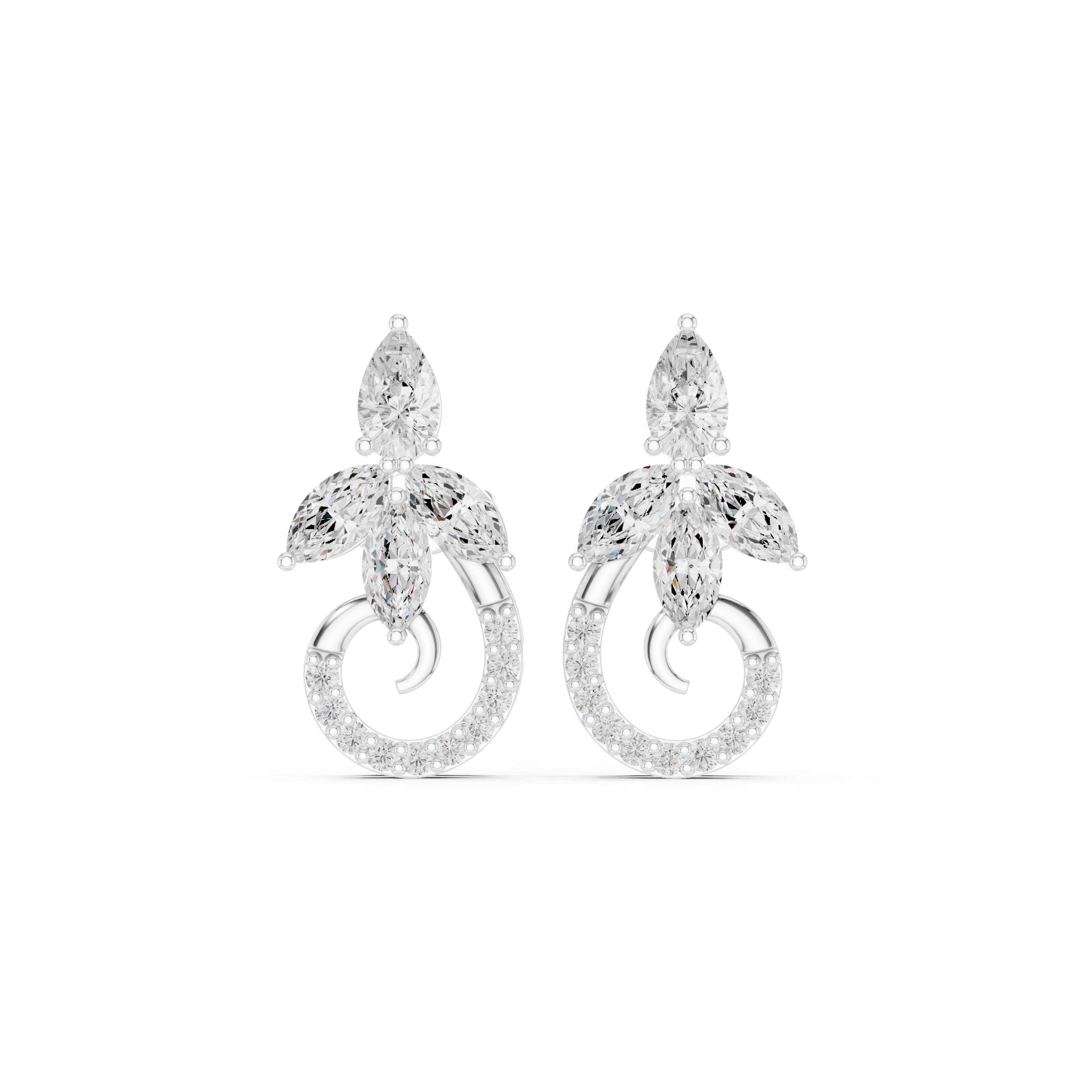 Mallory Diamond Earring
