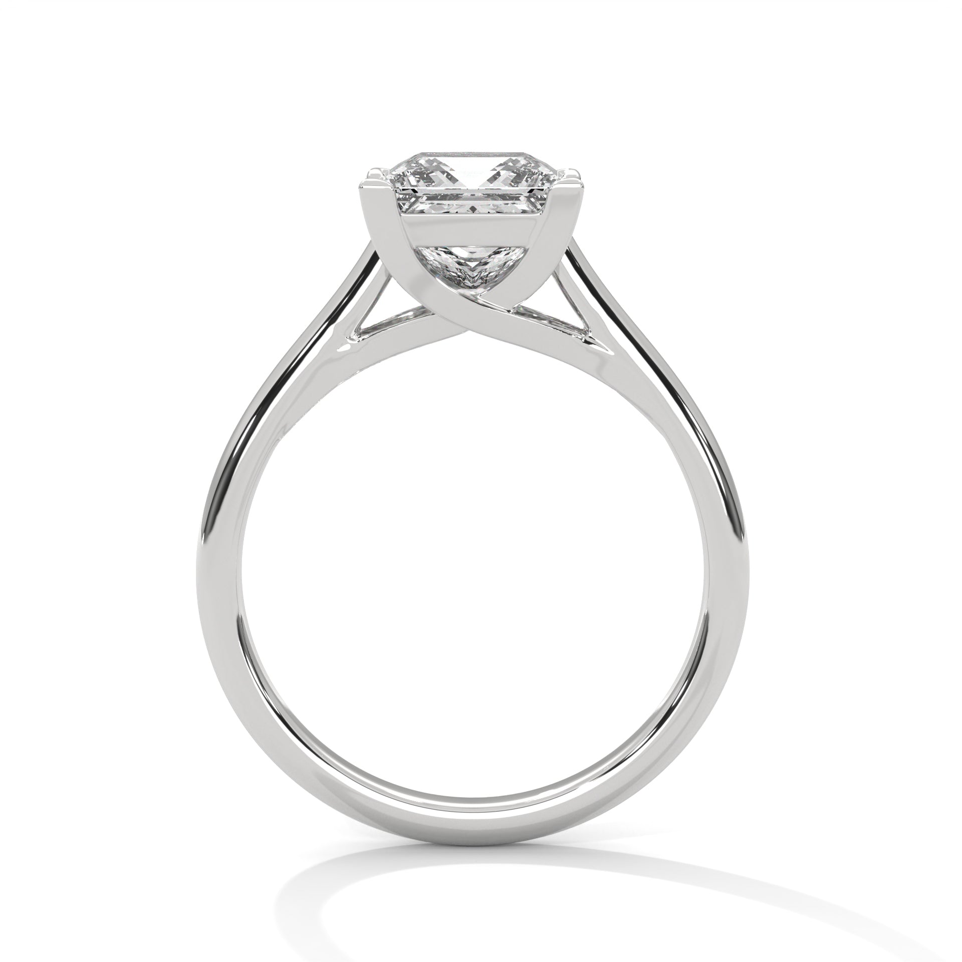 Zinnia Solitaire Ring