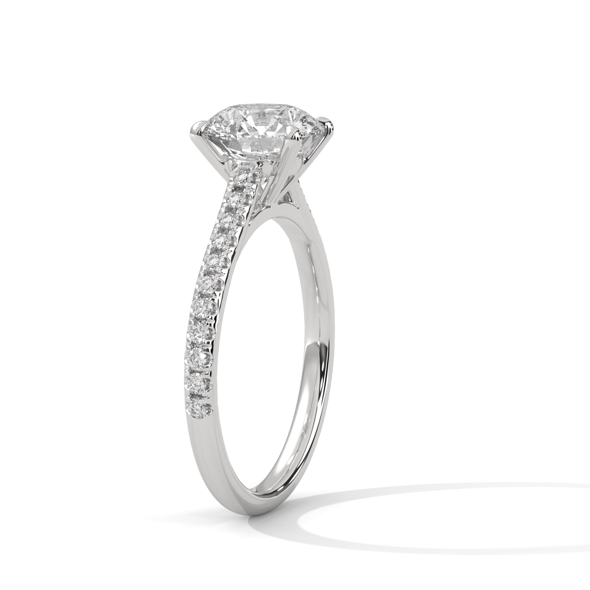 Iris Solitaire Ring