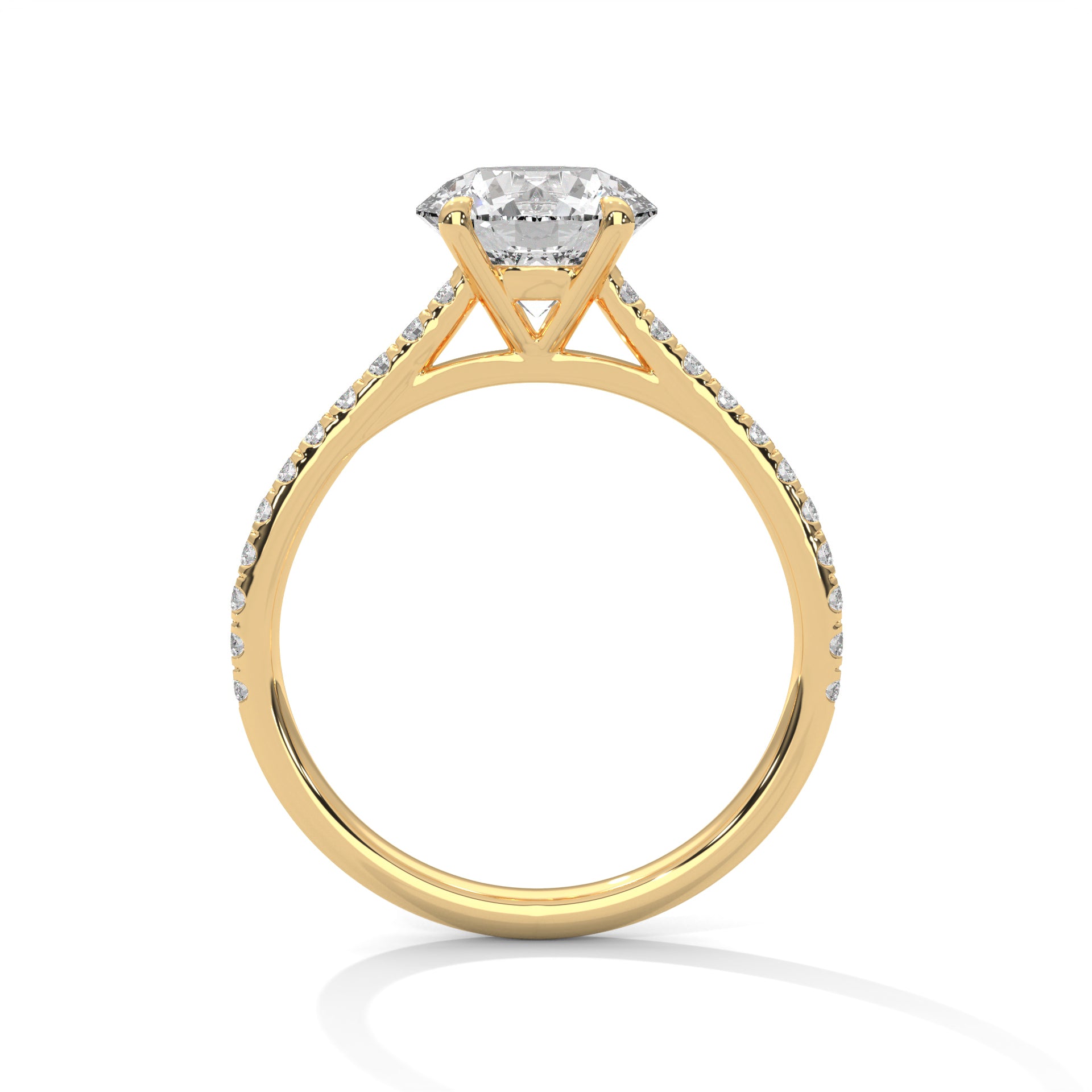 Iris Solitaire Ring