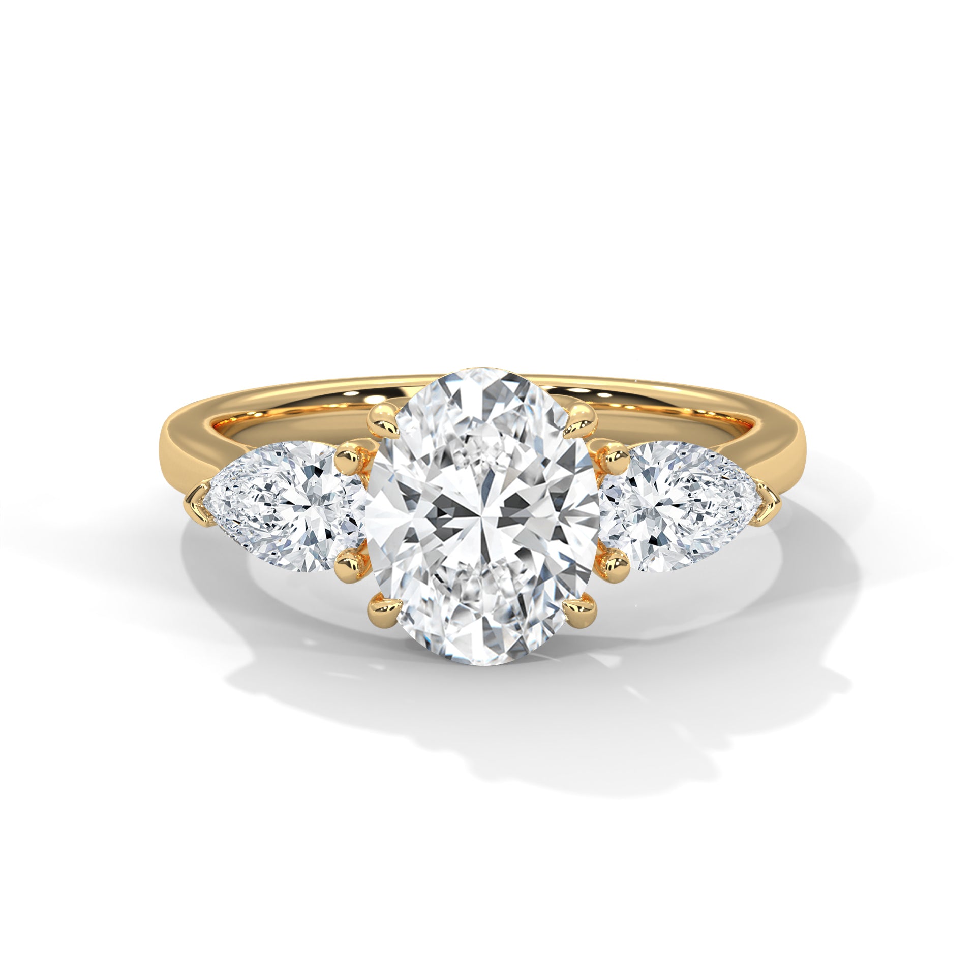 Malia Three Sone Ring