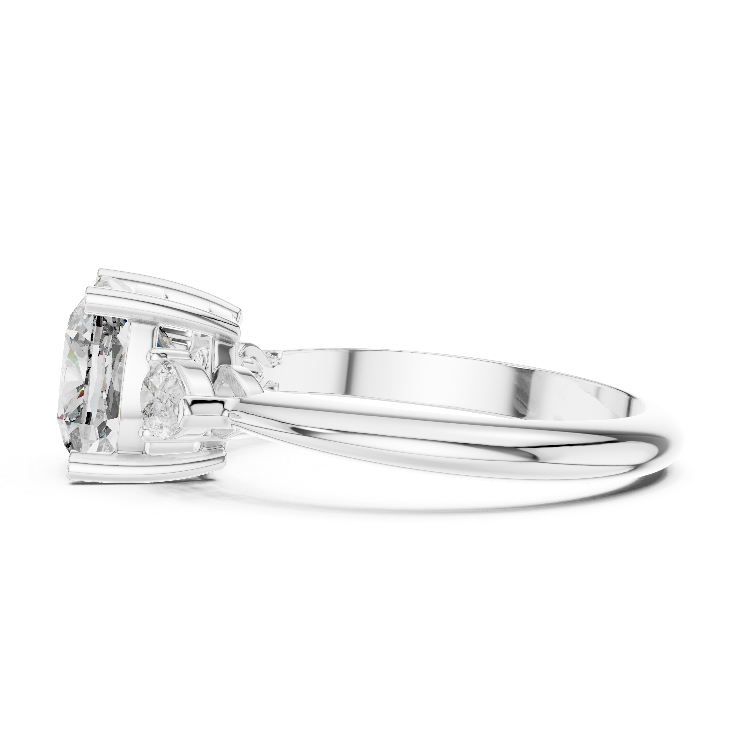 Hope Three Sone Ring