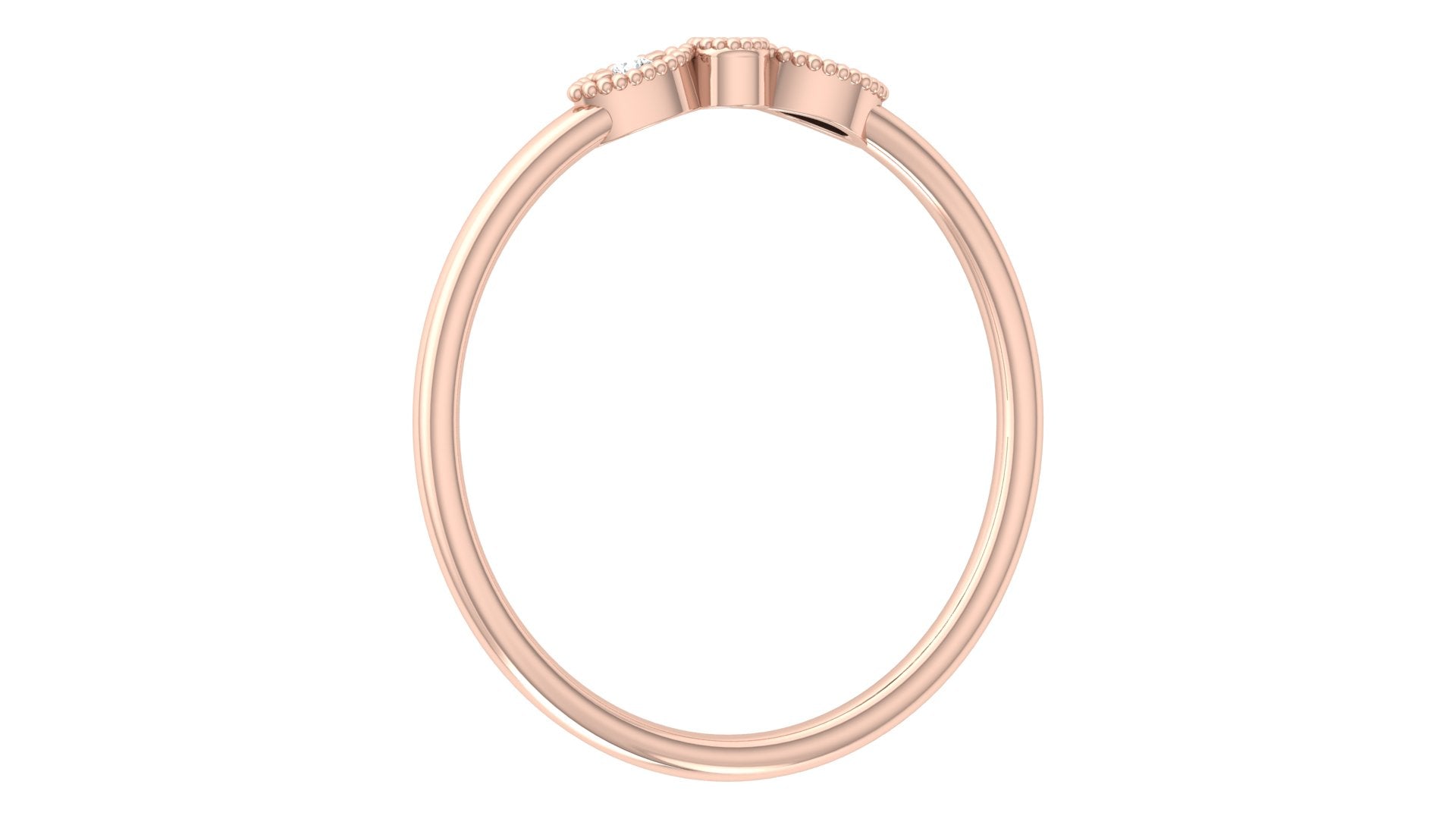Rose Diamond Band