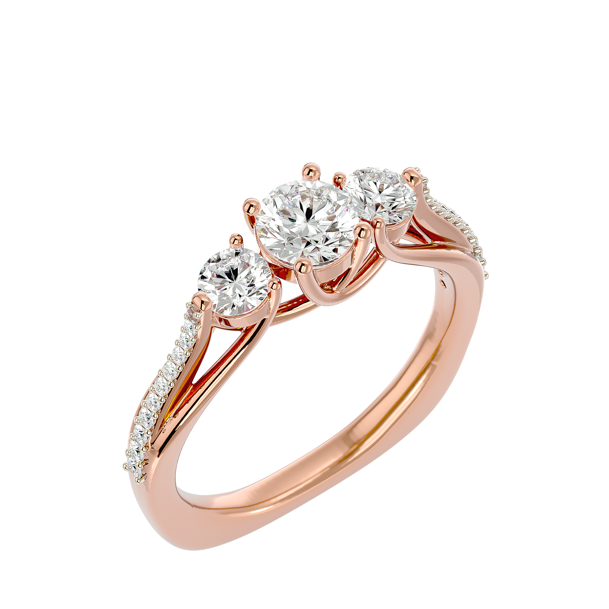 Margaret Three Sone Ring