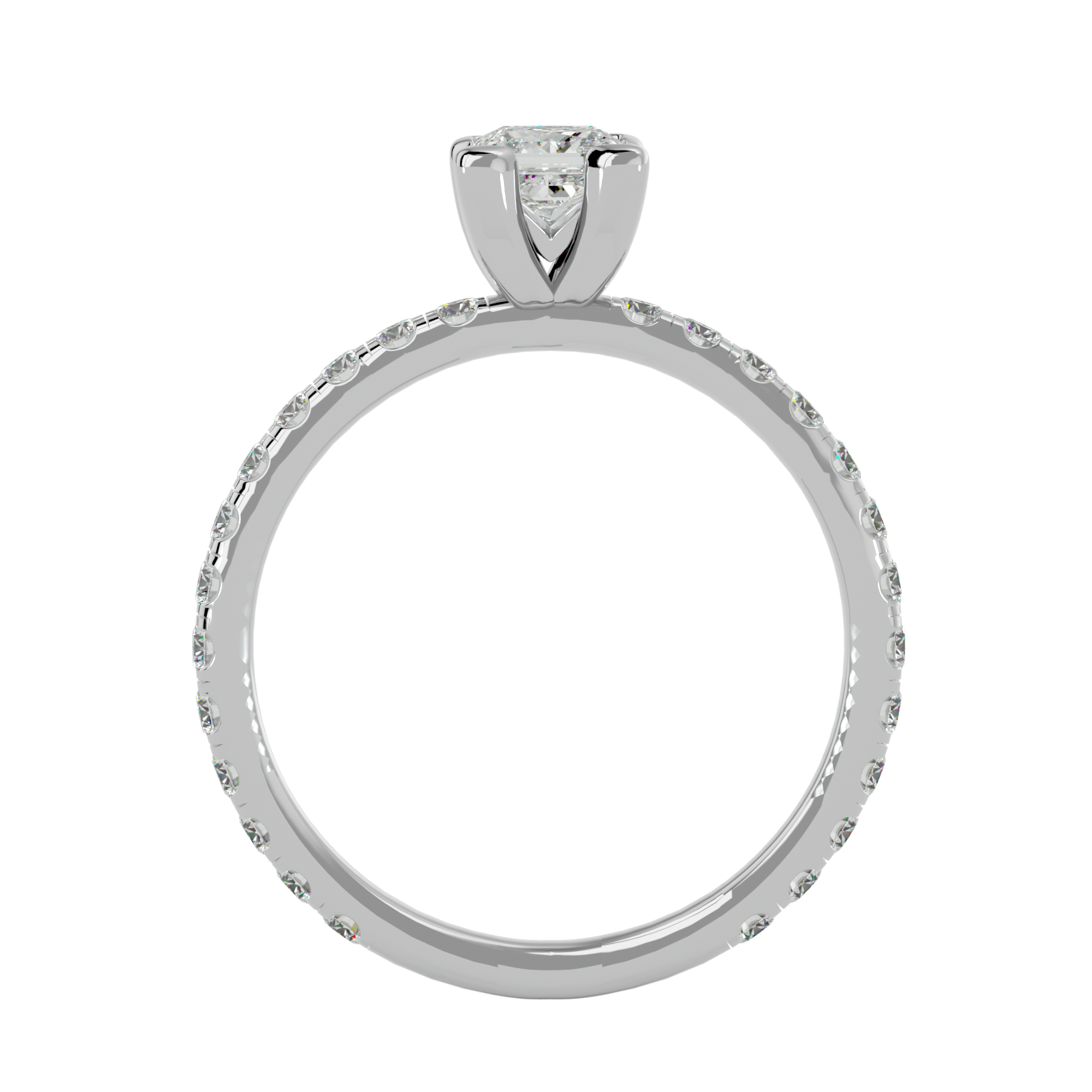 Daisy Solitaire Ring