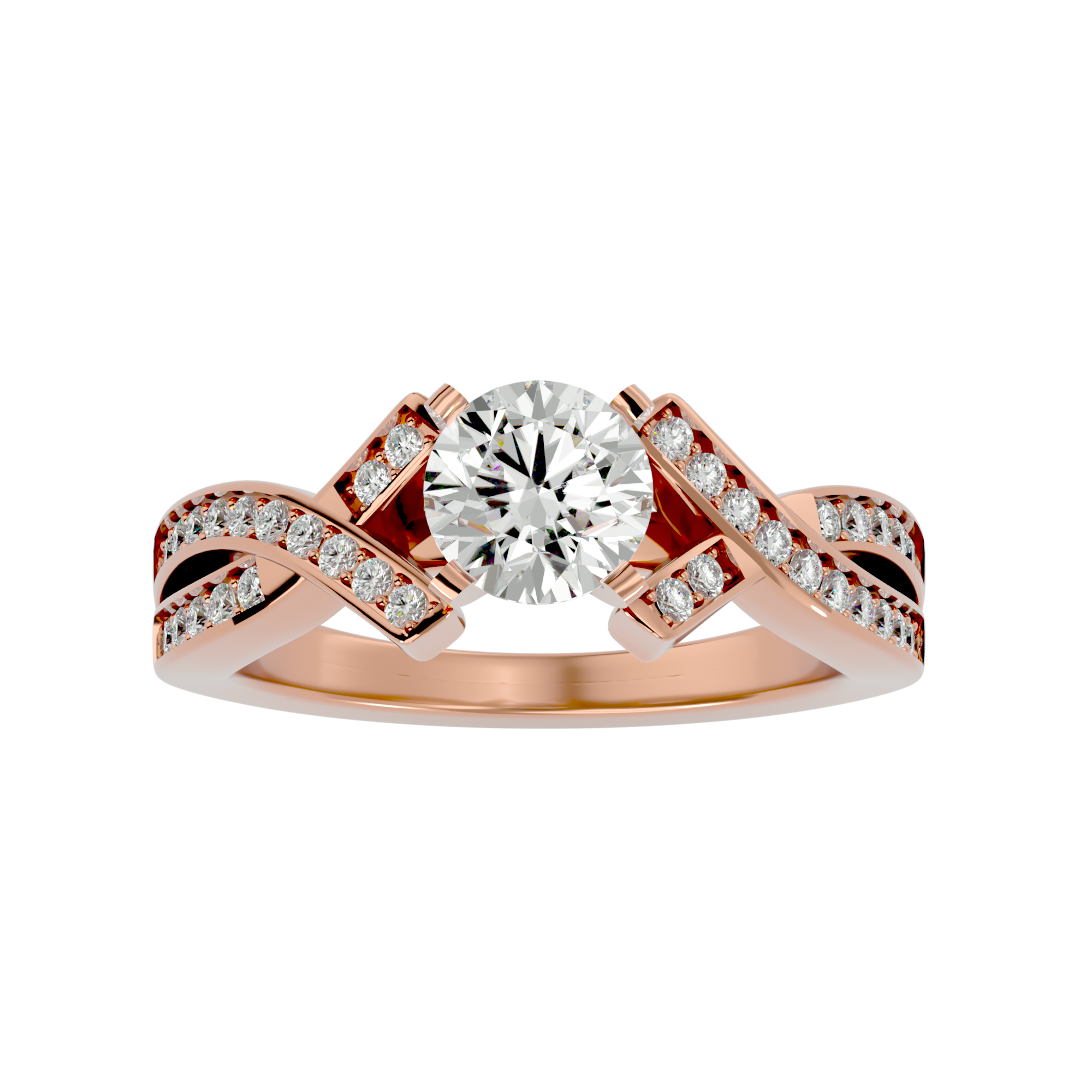 Zephyr Solitaire Ring