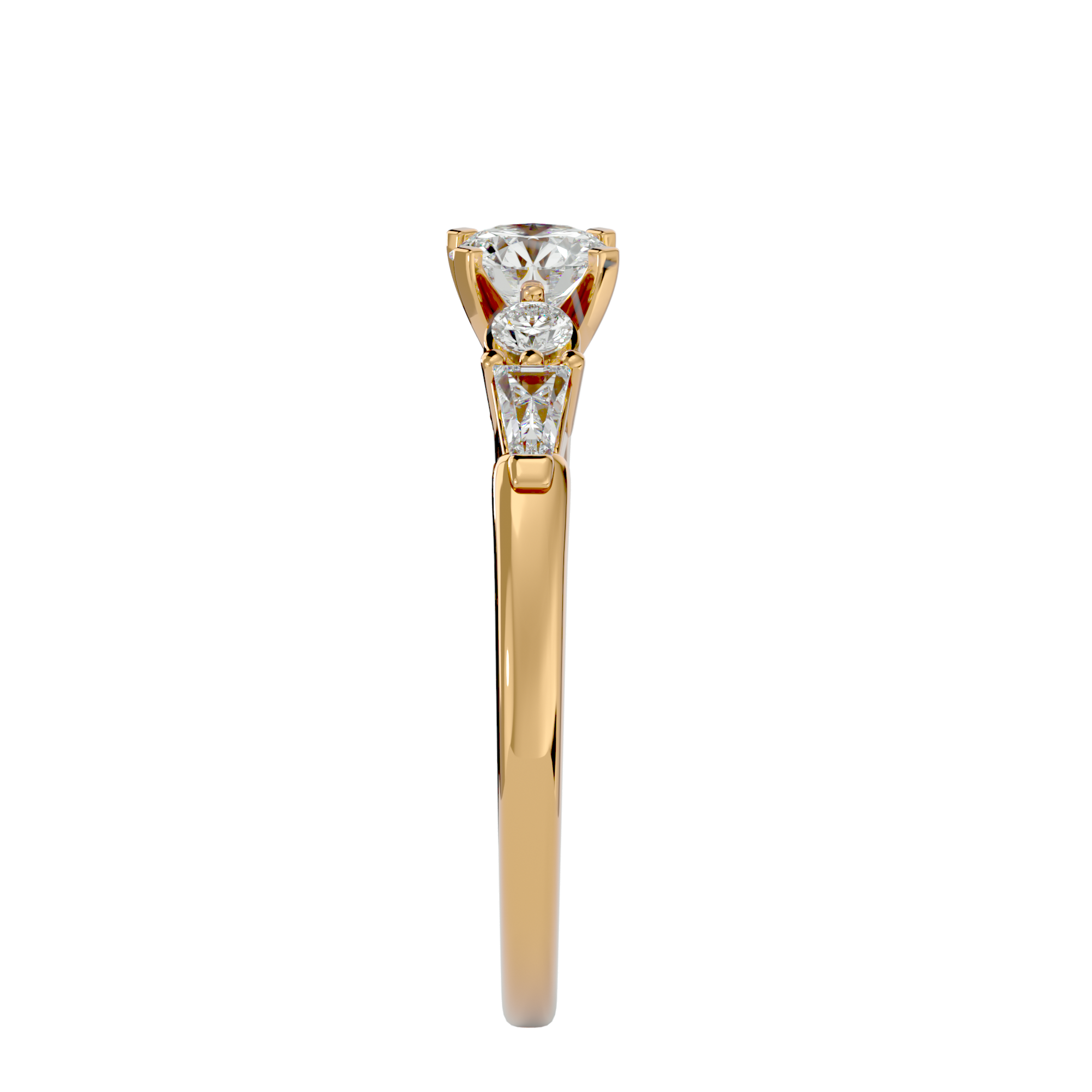 Arista Solitaire Ring