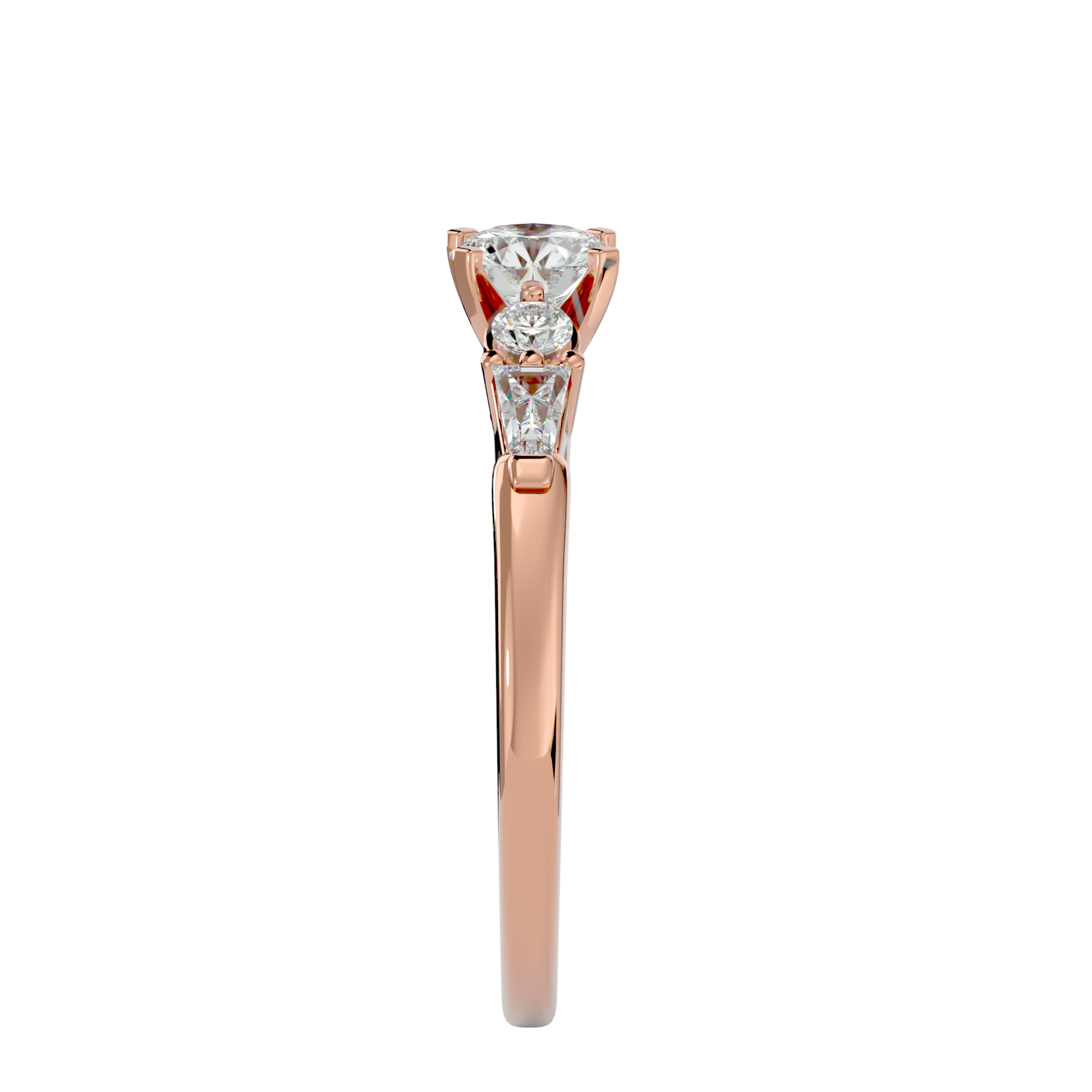 Arista Solitaire Ring