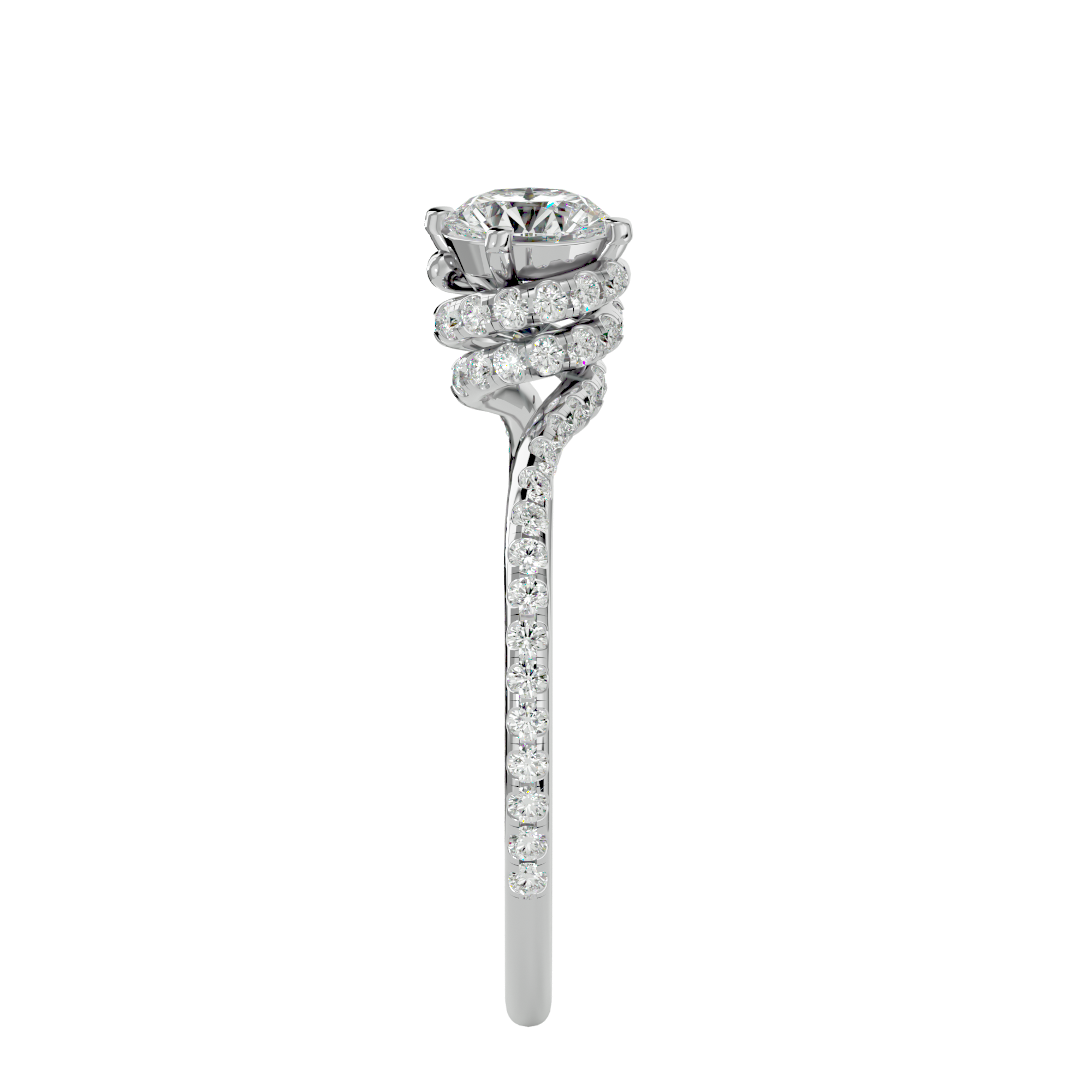 Aura Solitaire Ring