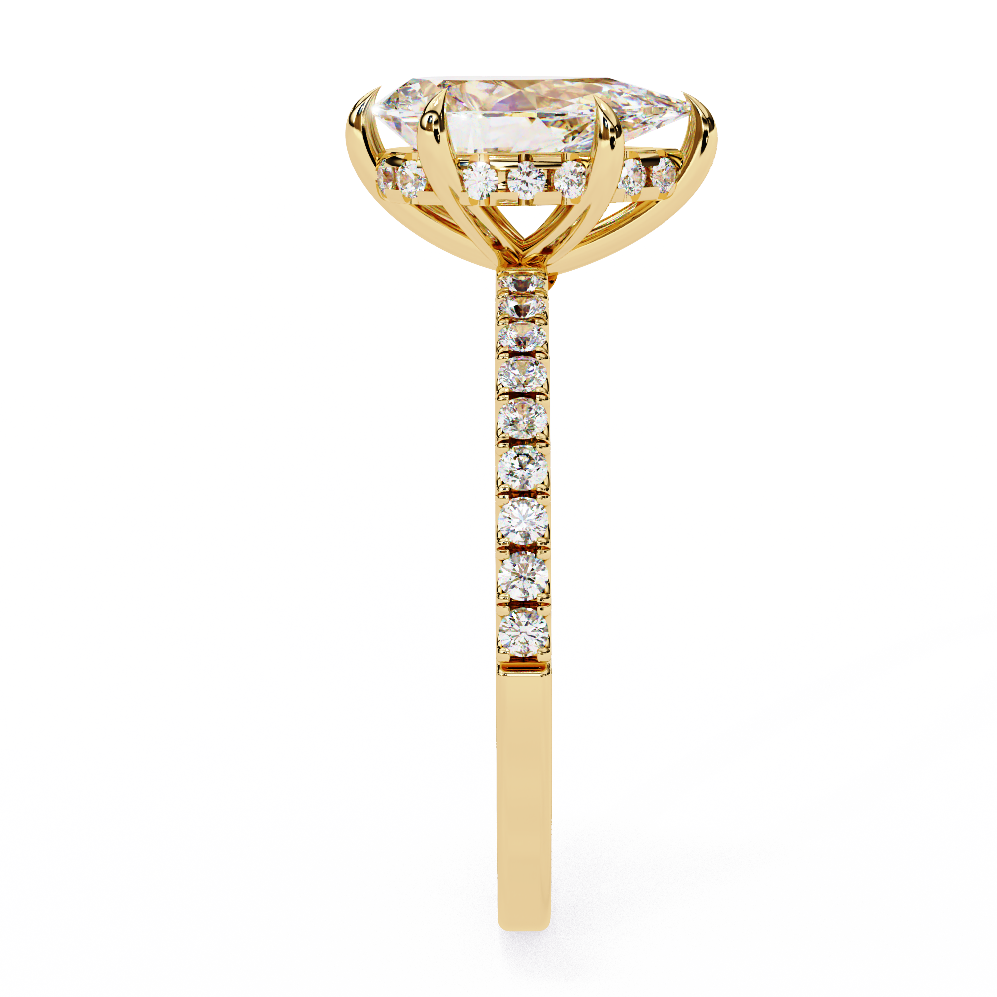 Omega Solitaire Ring