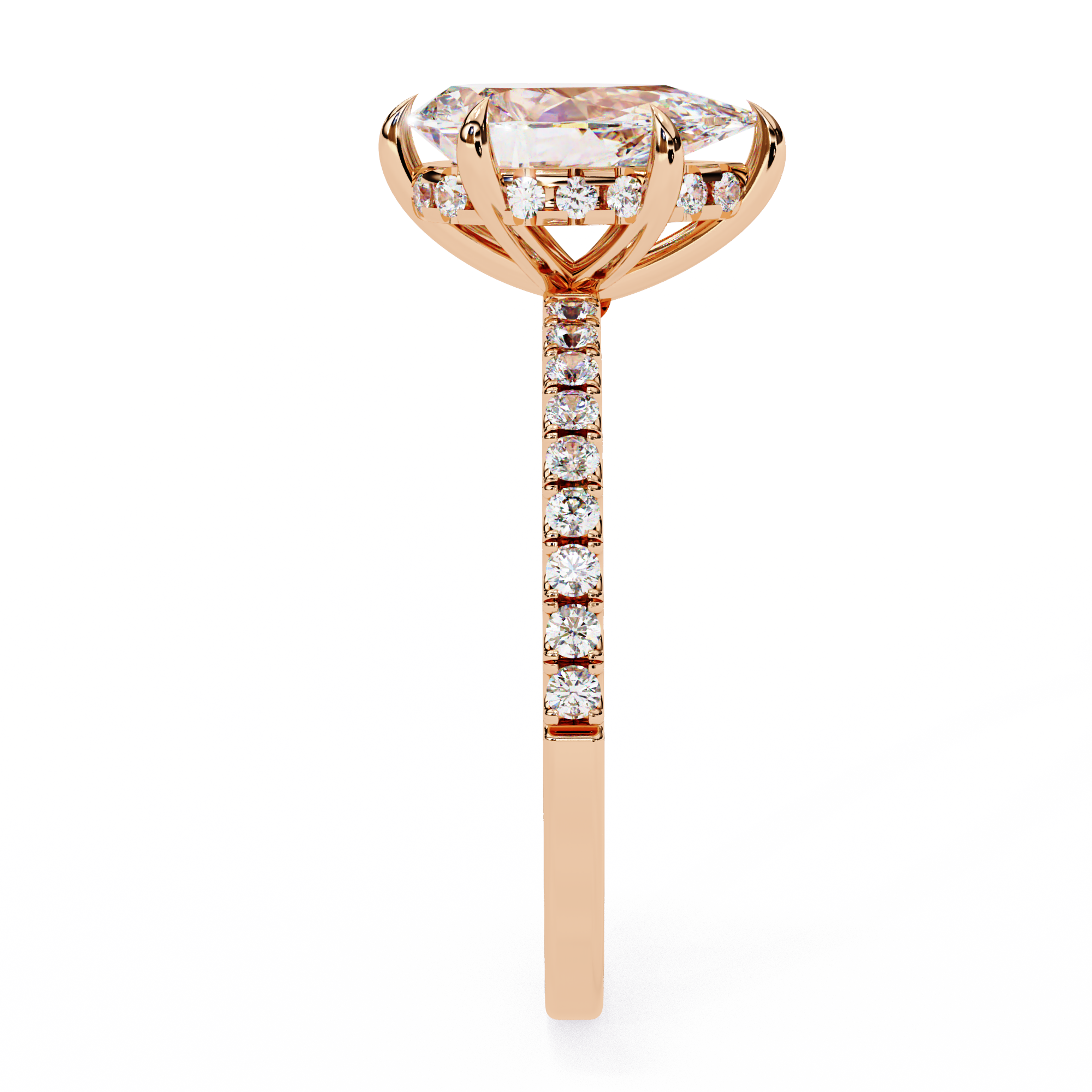 Omega Solitaire Ring