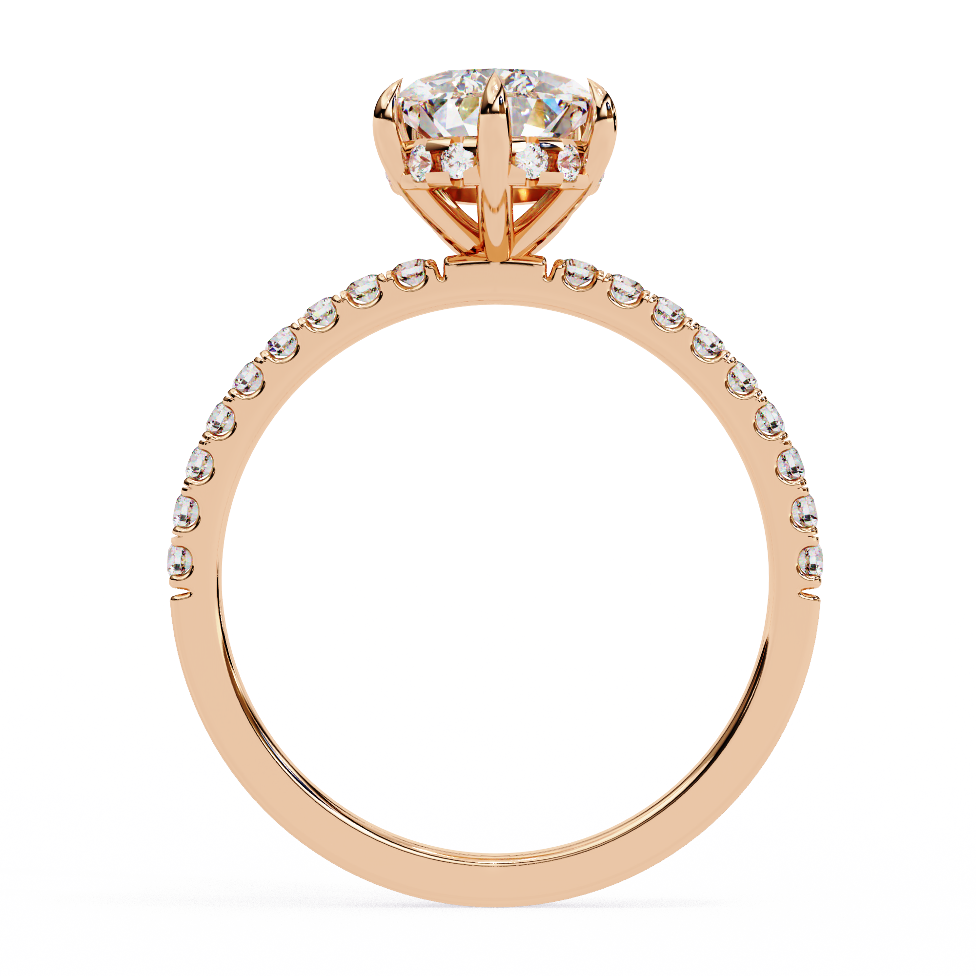 Omega Solitaire Ring