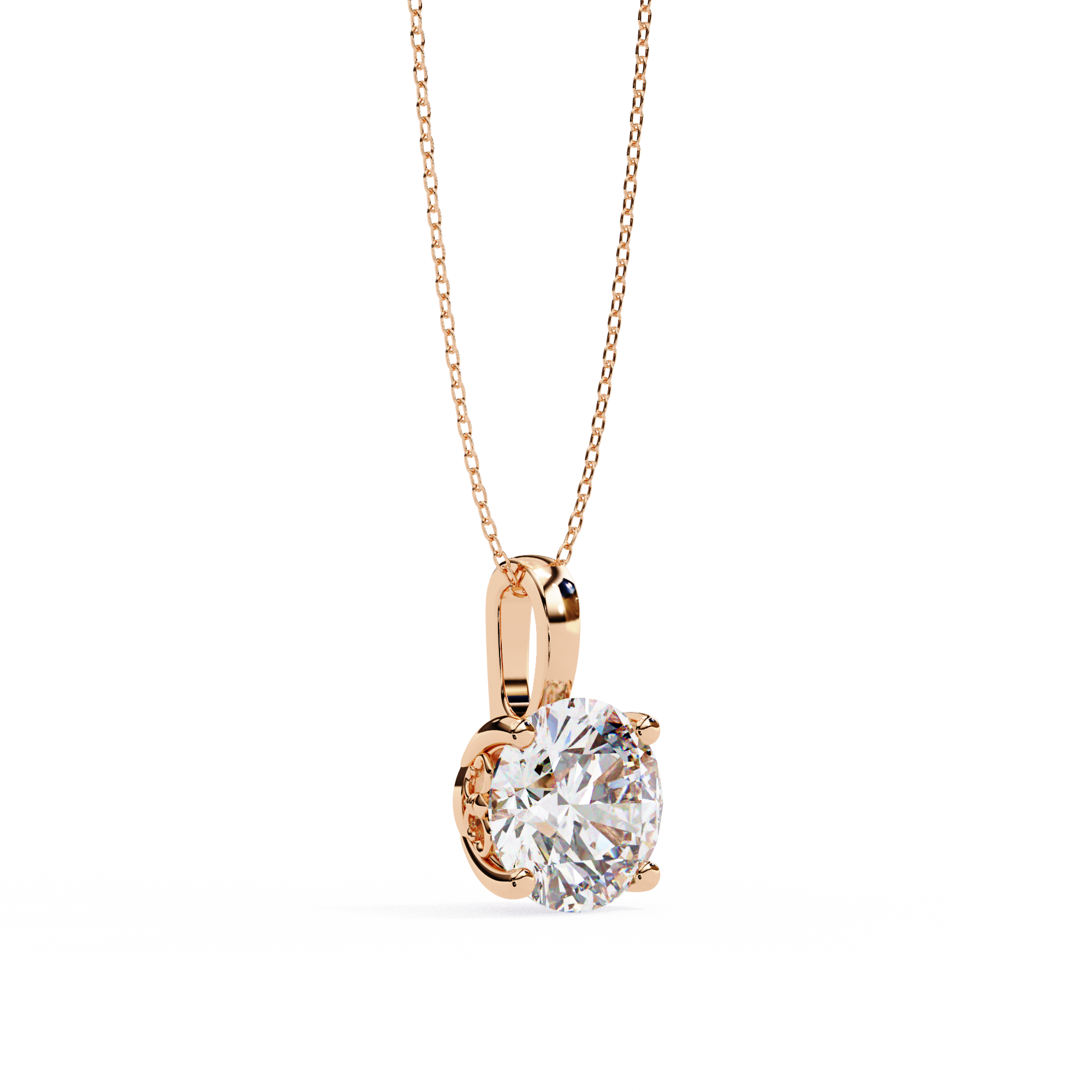Madison Solitaire Pendant