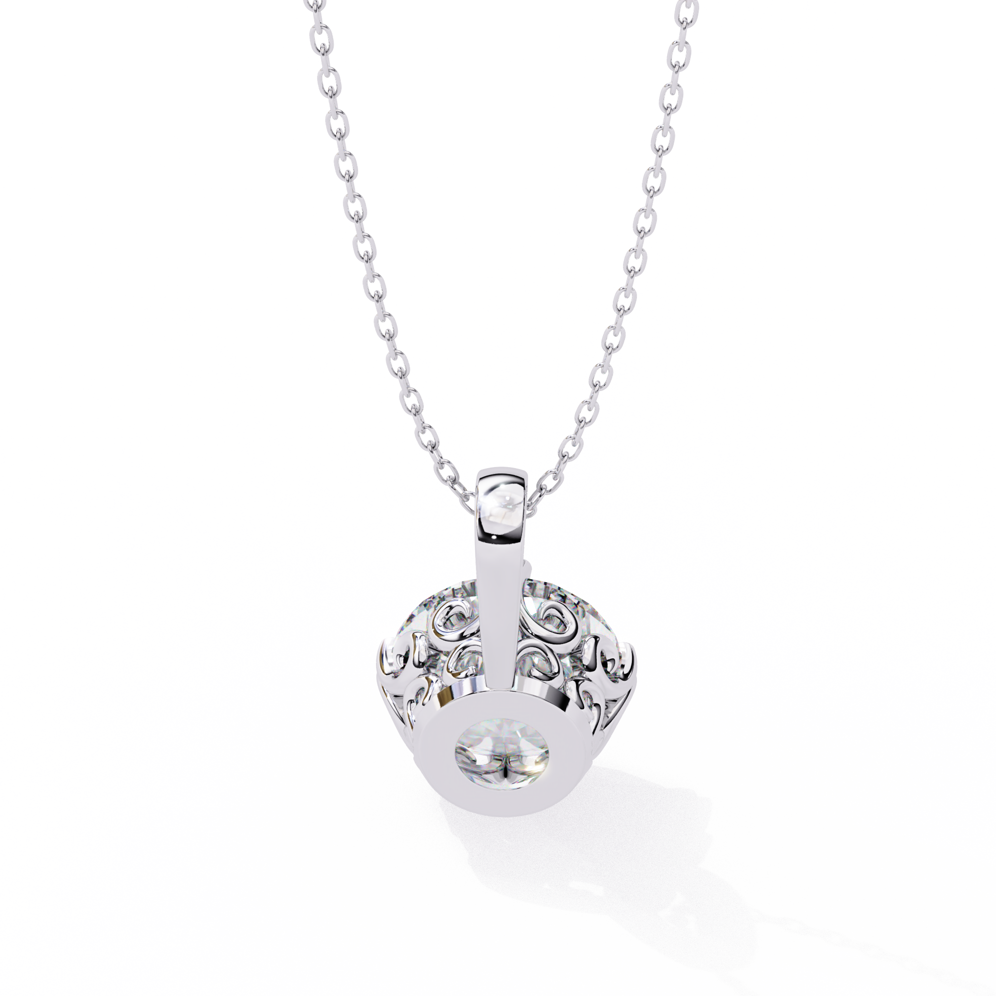 Serena Solitaire Pendant