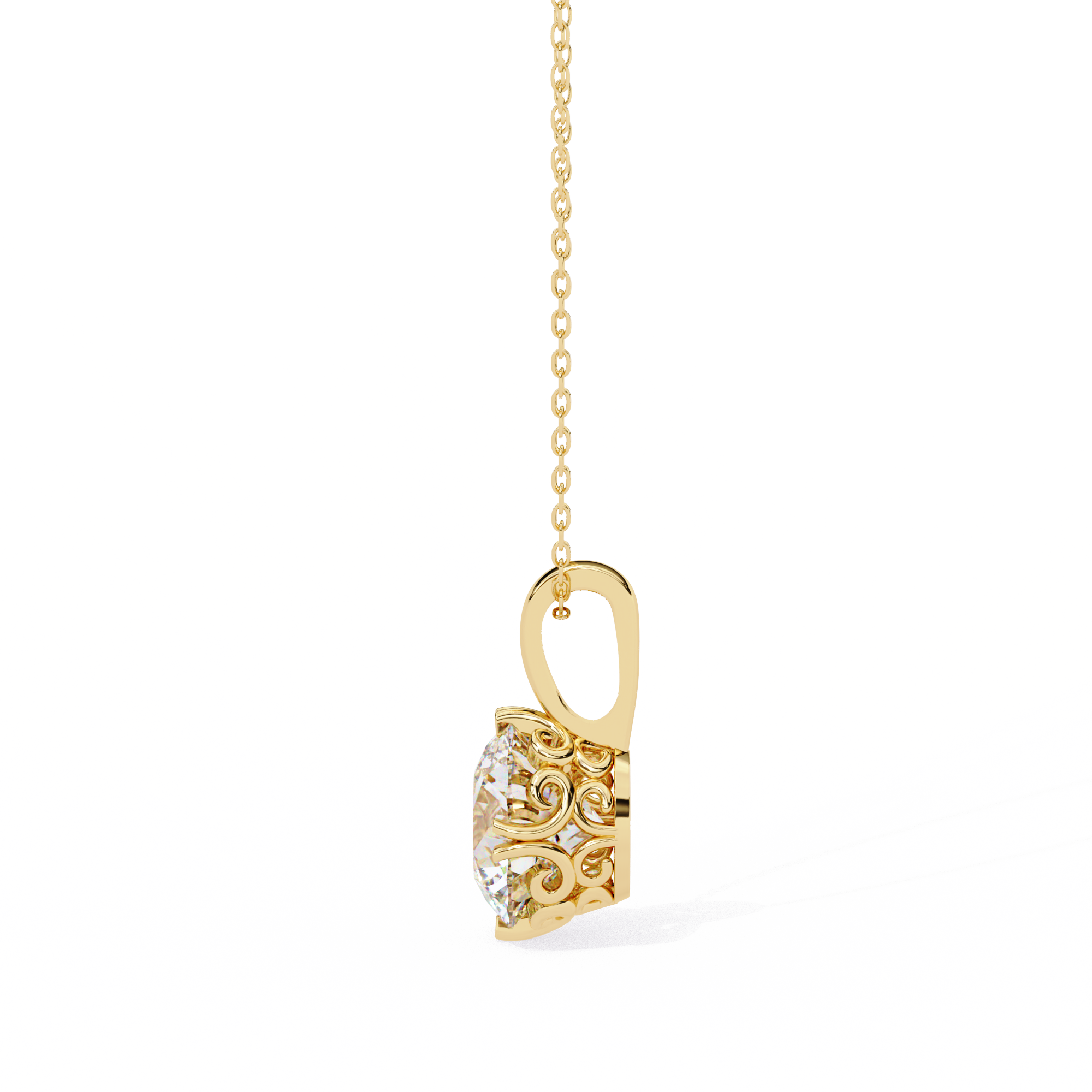 Serena Solitaire Pendant