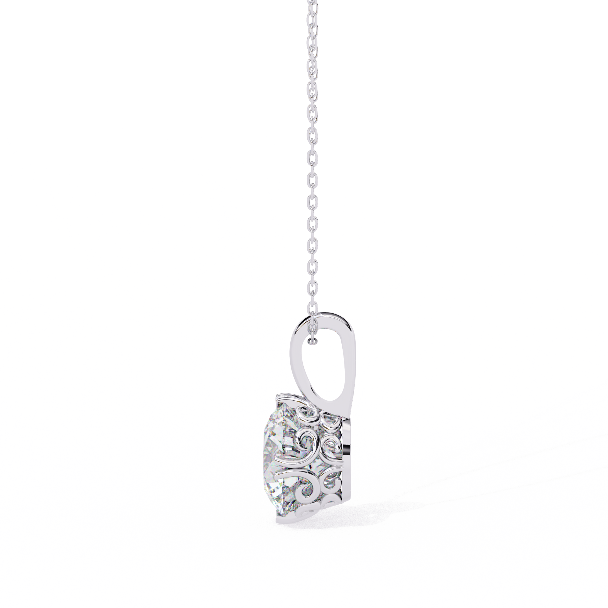 Serena Solitaire Pendant