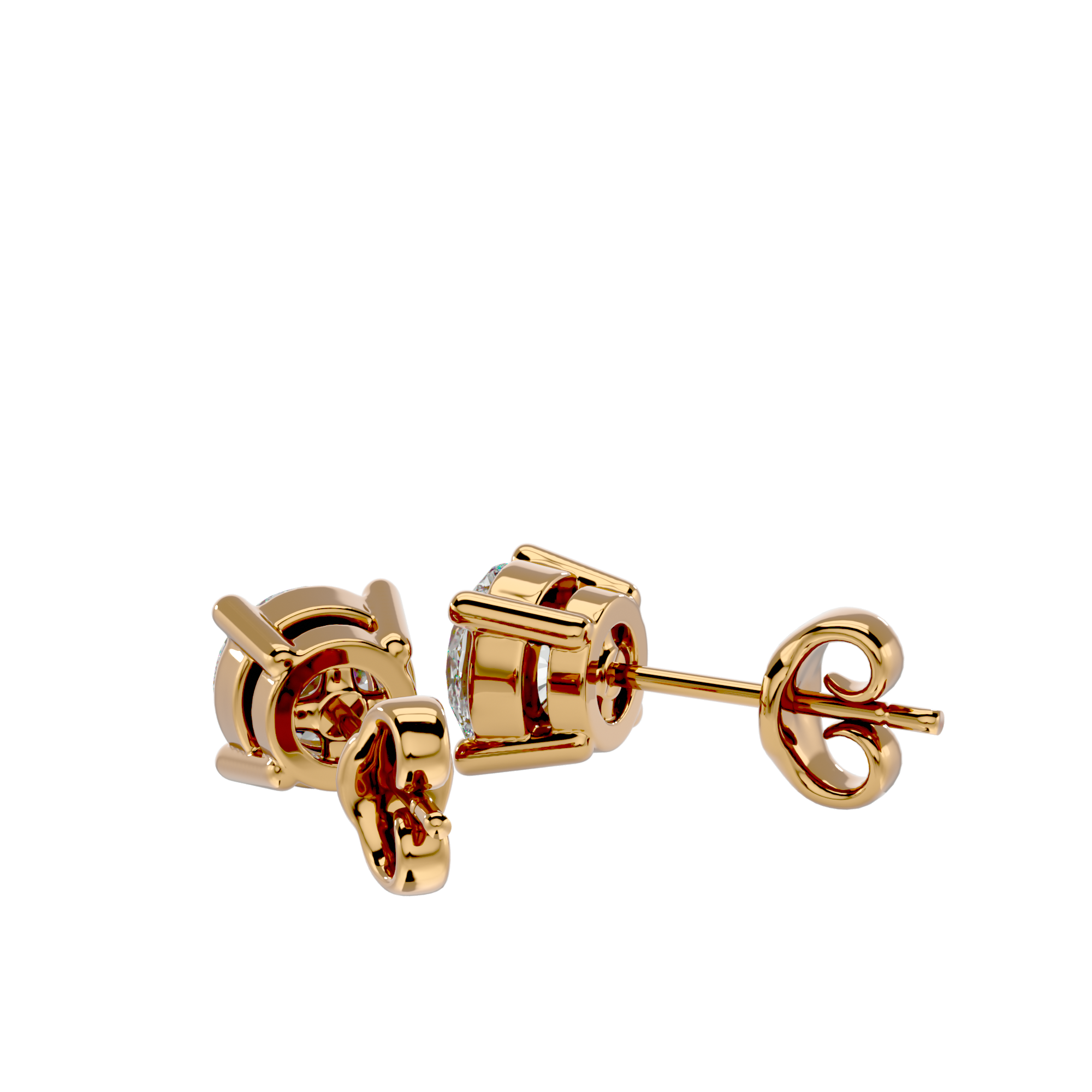 Caledonia Solitaire Earring