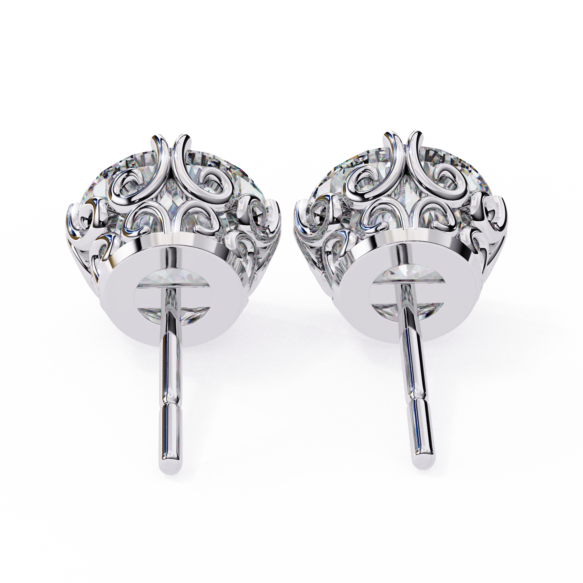 Avery Solitaire Earring