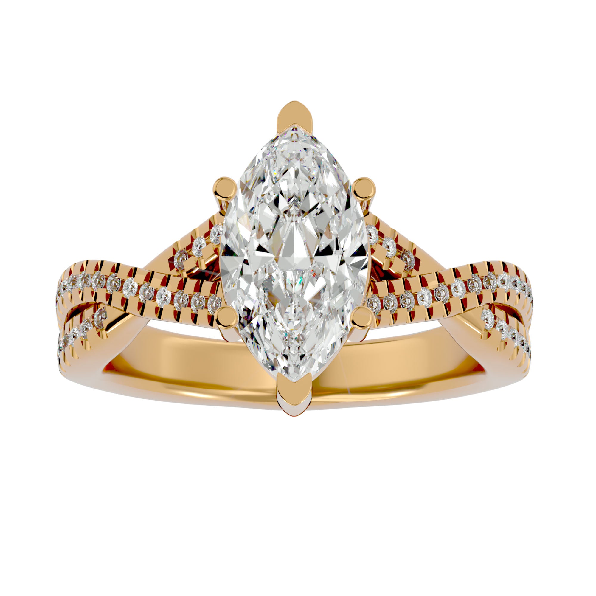 Cosmia Solitaire Ring