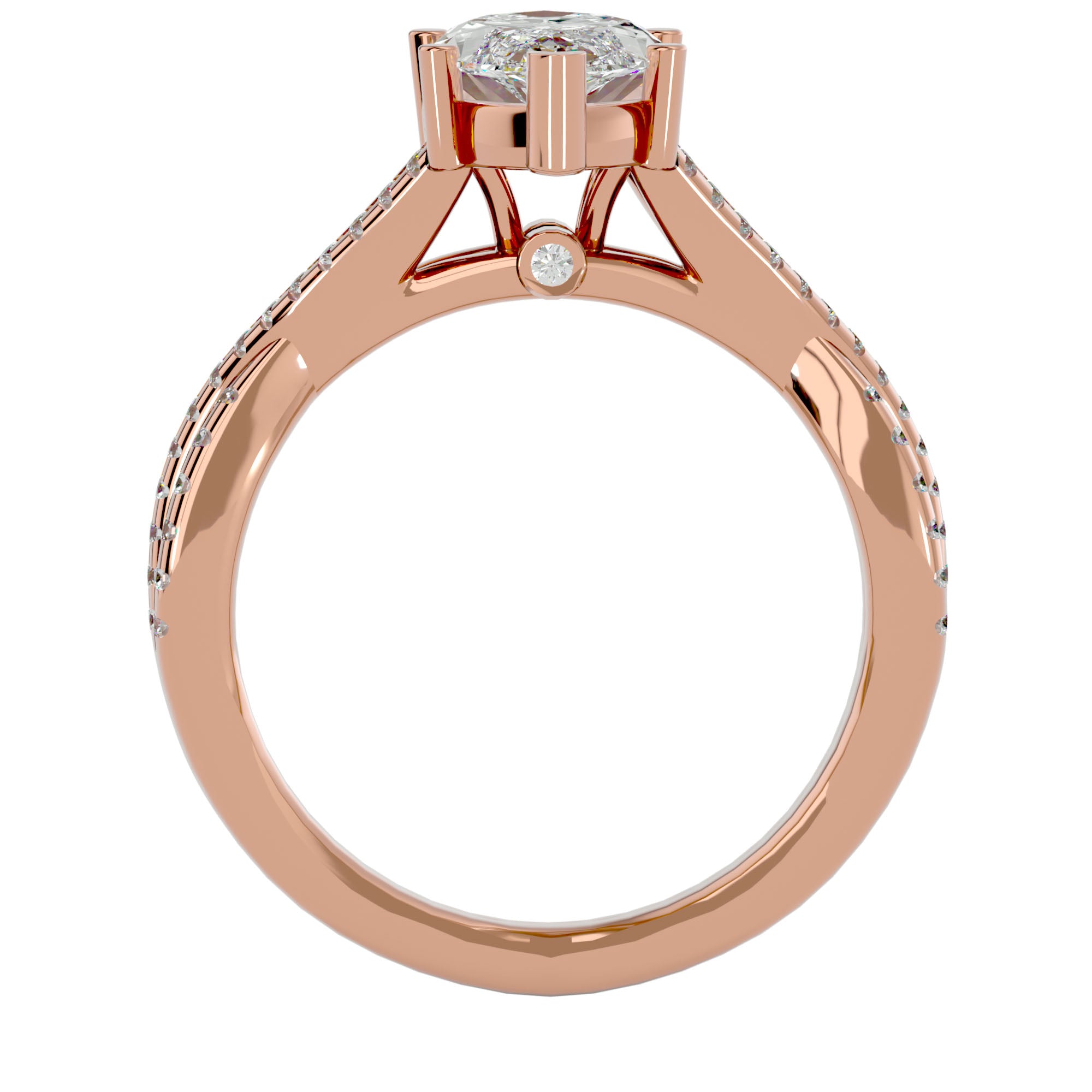 Cosmia Solitaire Ring