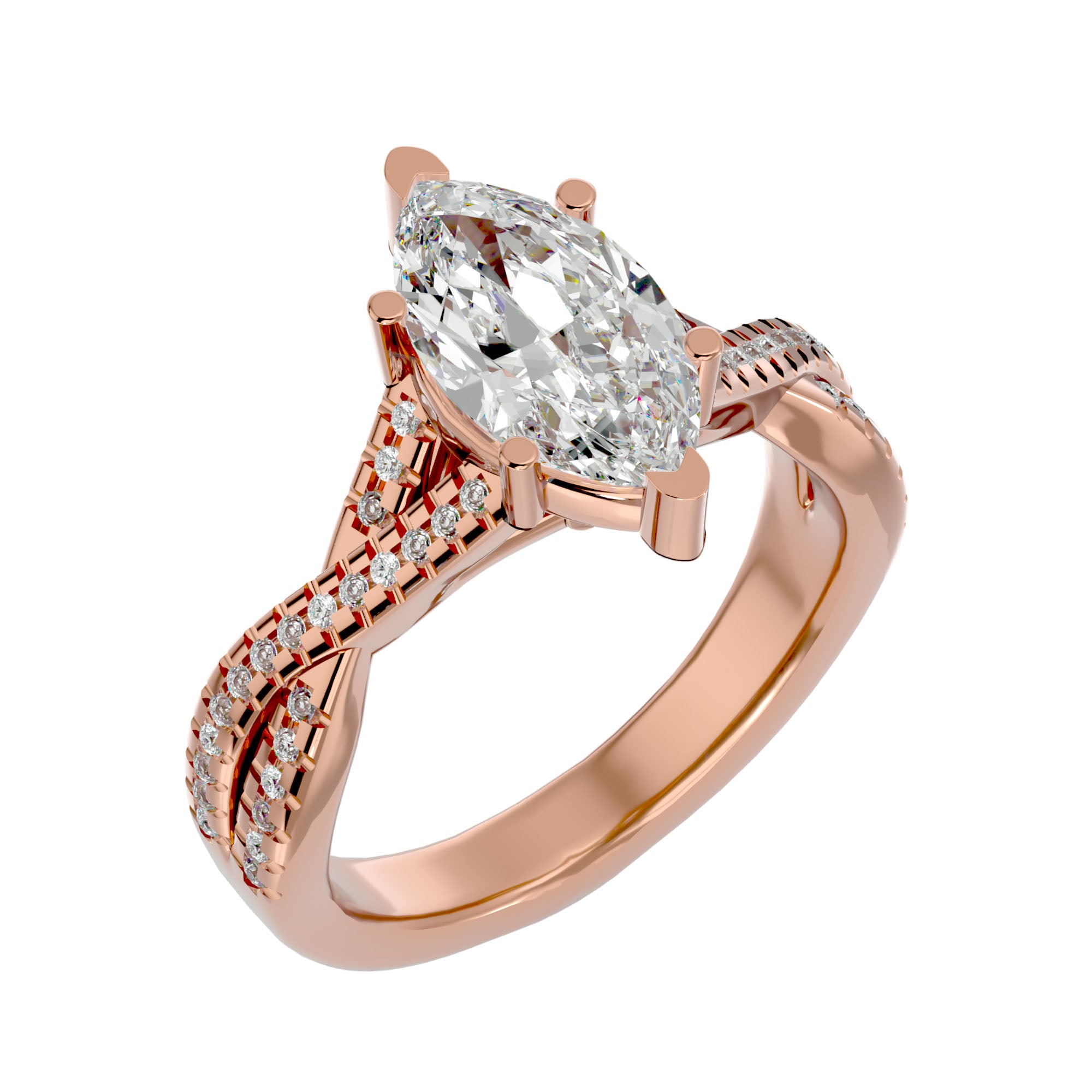 Cosmia Solitaire Ring