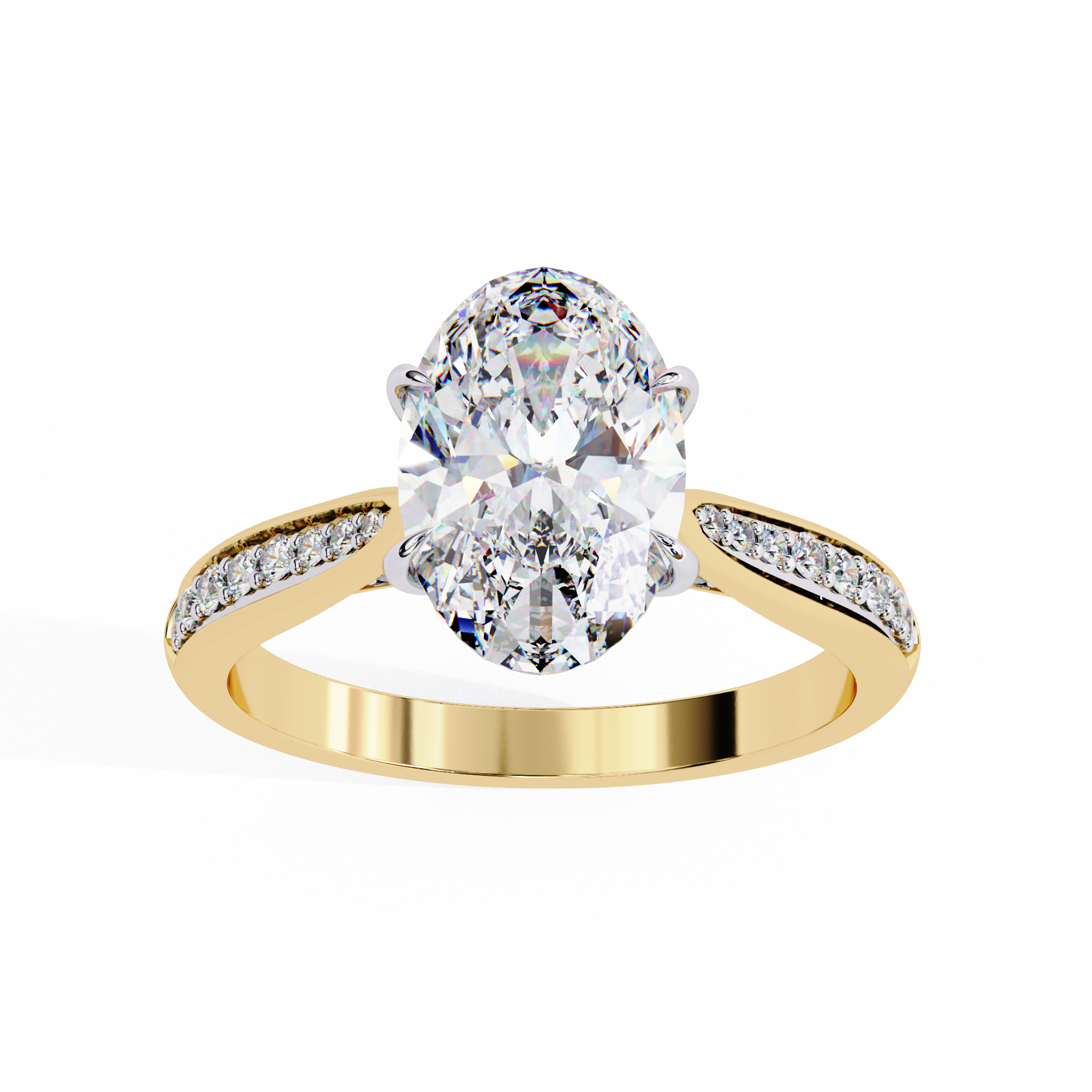 Aster Solitaire Ring