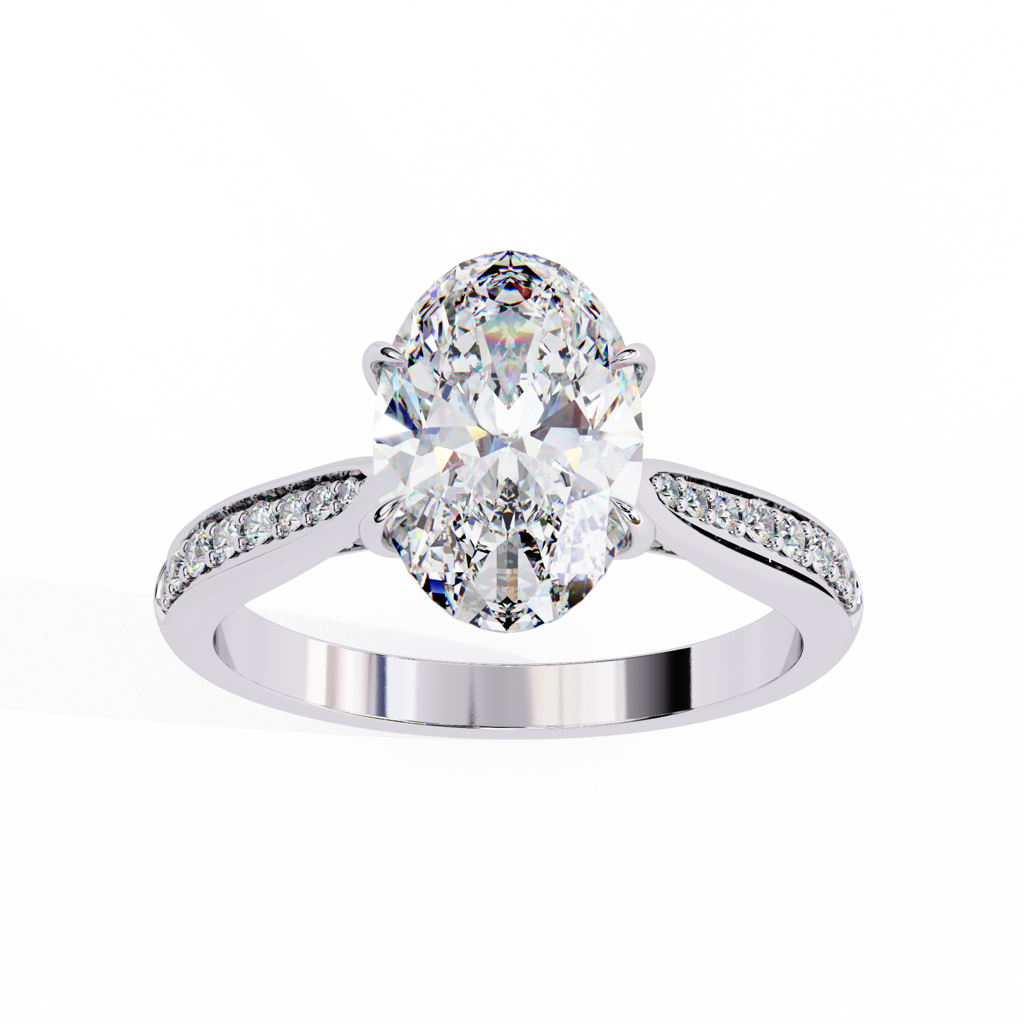 Aster Solitaire Ring