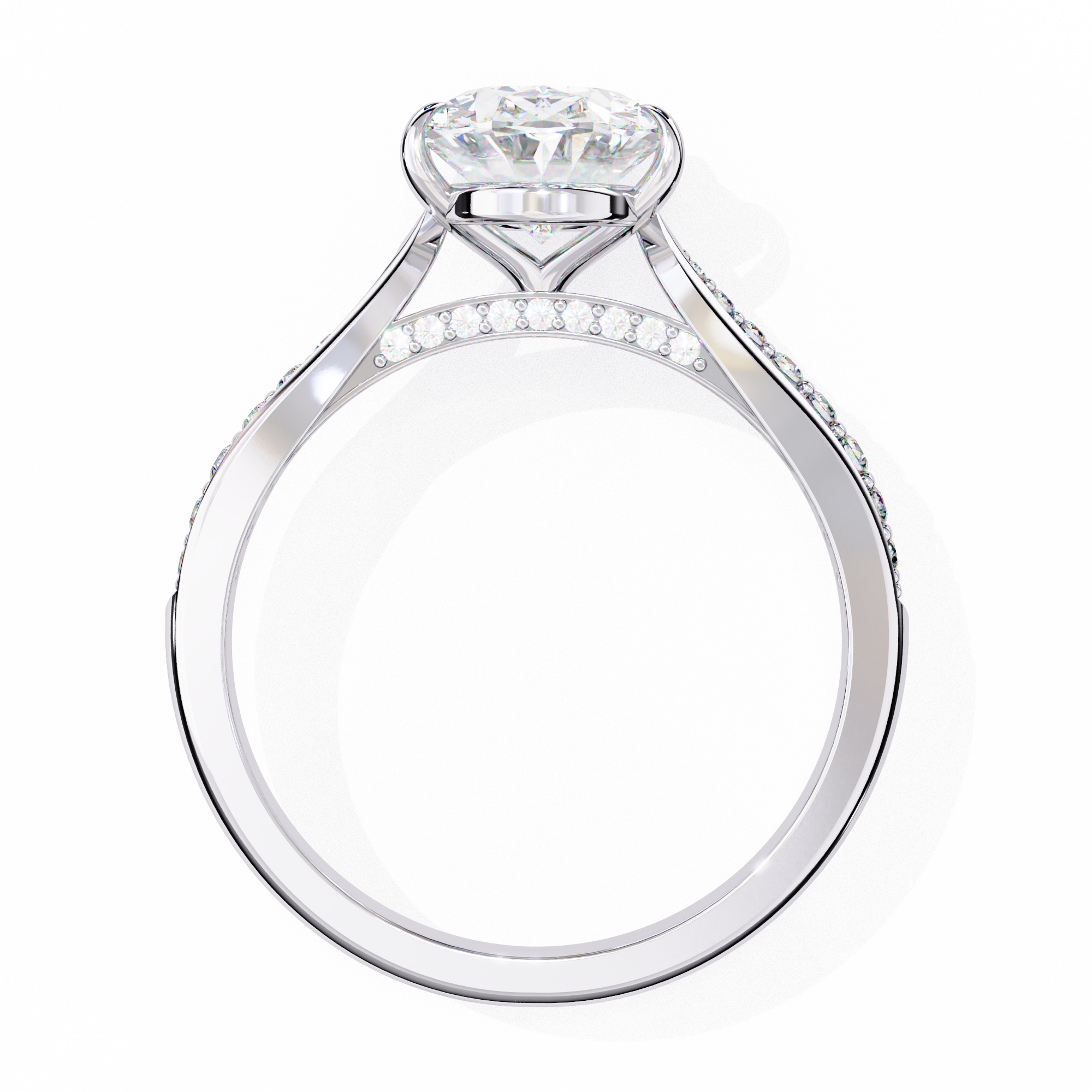 Aster Solitaire Ring